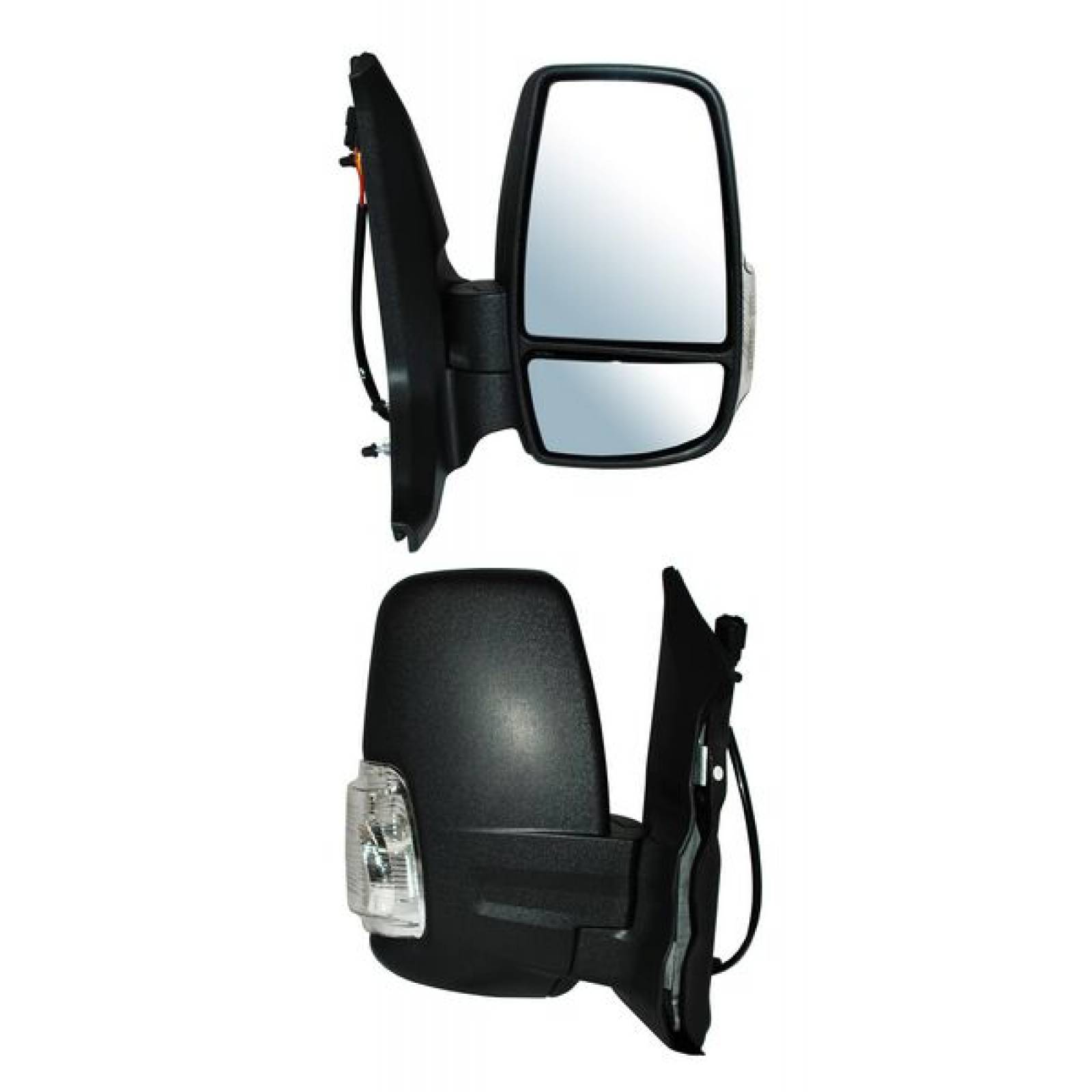 ESPEJO TRANSIT 2014-2020 ELECT CON DESEMPAÑANTE CON DIRECCIONAL BLANCA CHINO  CARGO/ PASAJEROS COPILOTO