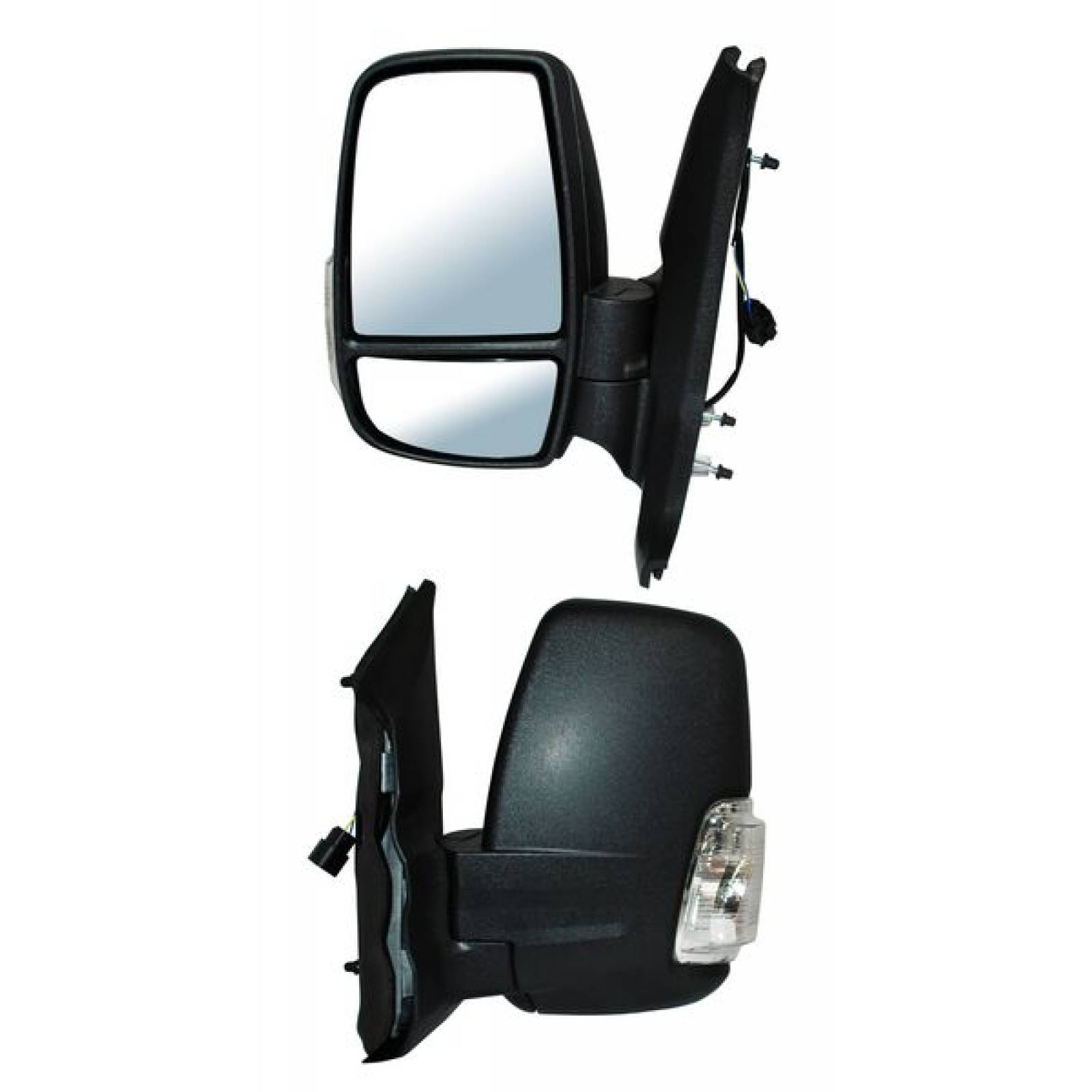 ESPEJO TRANSIT 2015-2017 SIN CONTROL CON DIRECCIONAL BLANCA CHINO VAN/ CHASIS/ PASAJEROS PILOTO