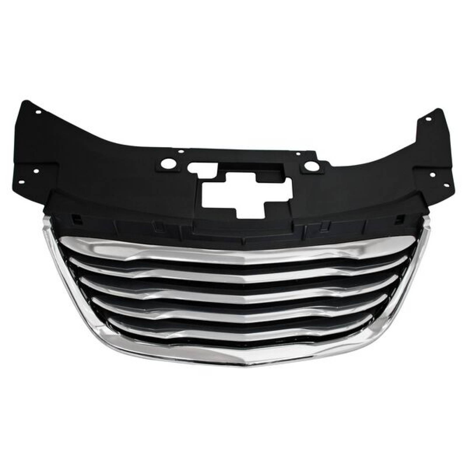 PARRILLA CHRYSLER 200 2011-202014 NEGRA MATE CON MOLDURA  CROMADA FILO CROMADA