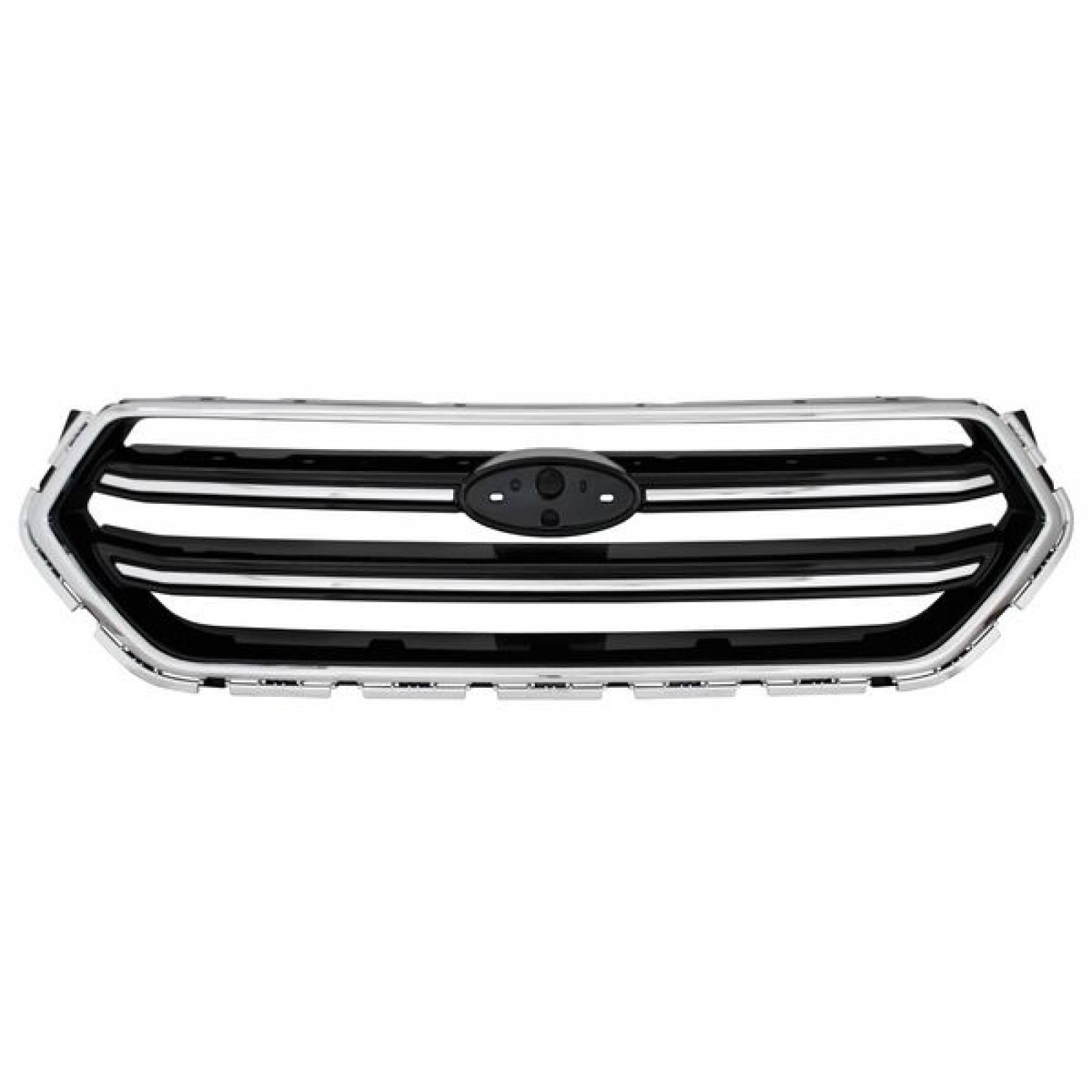 PARRILLA ESCAPE 2017-2019 NEGRA CON FILO  CROMADO