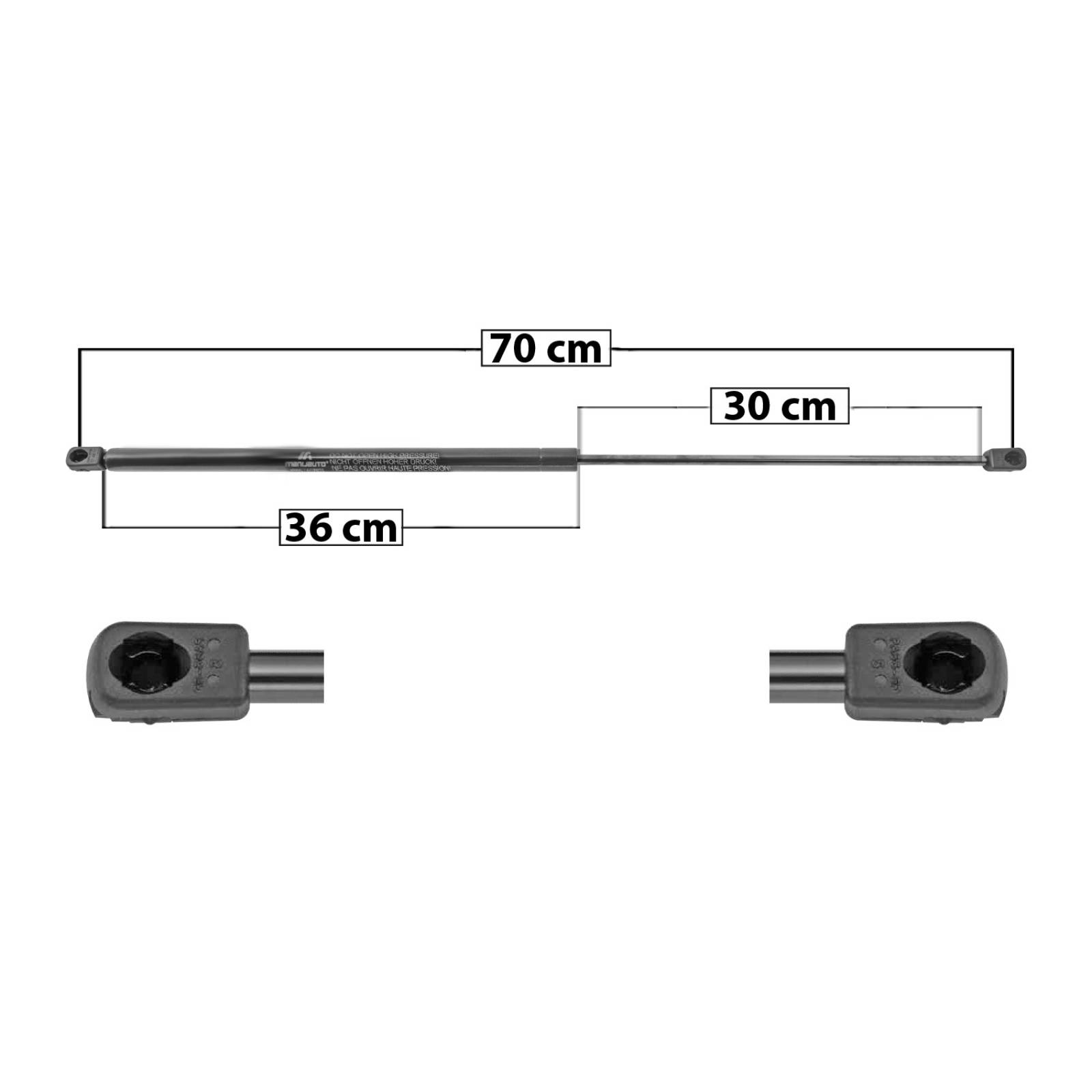 AMORTIGUADOR 5TA PUERTA PARTNER 1996 - 2008 IZQUIERDA