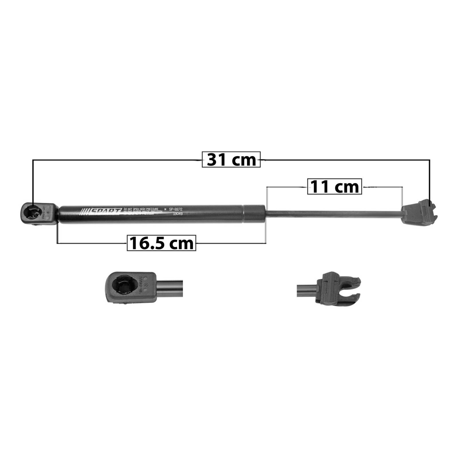 AMORTIGUADOR COFRE DODGE MAGNUM 2005 - 2008