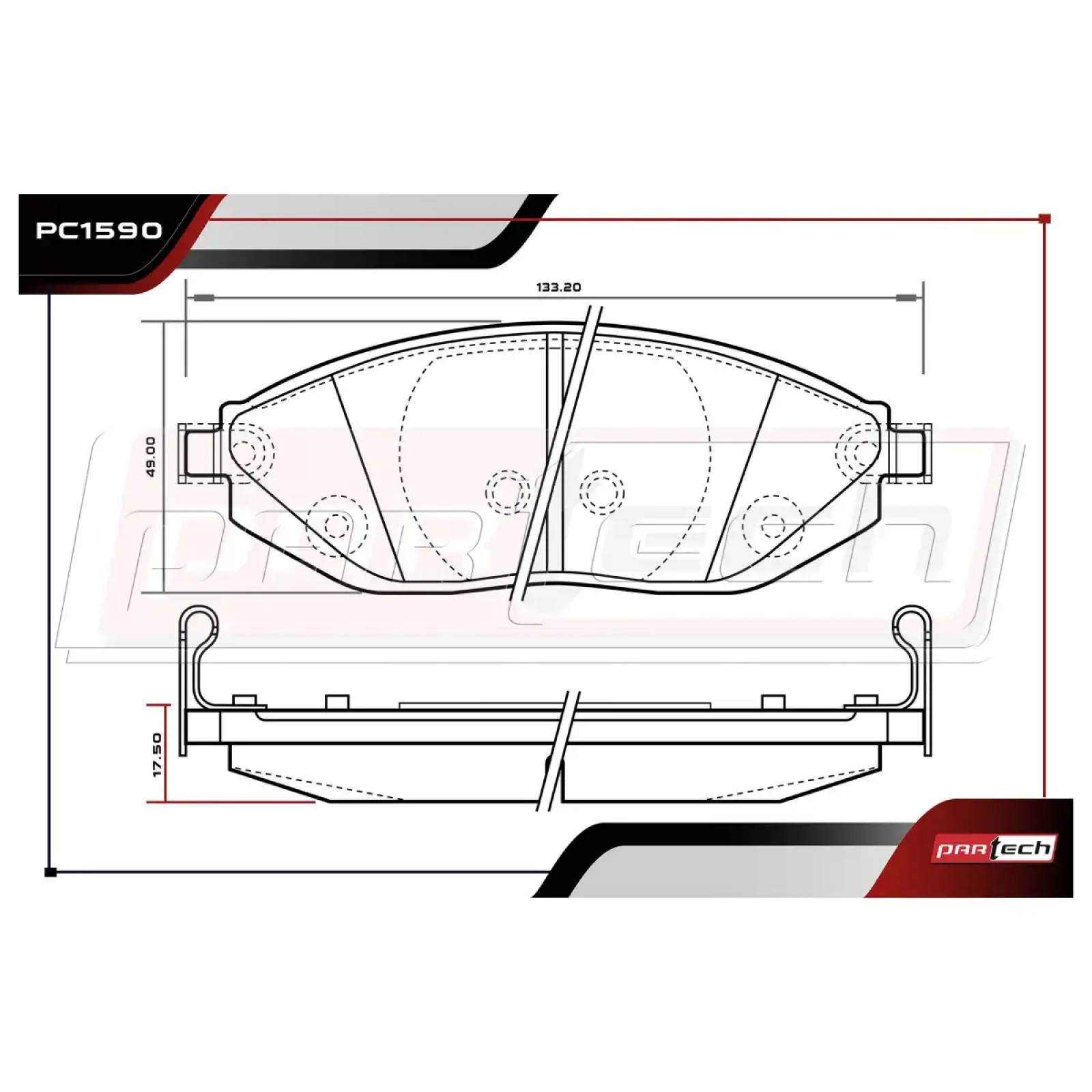 Pastillas de Frenos CHEVROLET BEAT 2018   2020 L4 1.2L