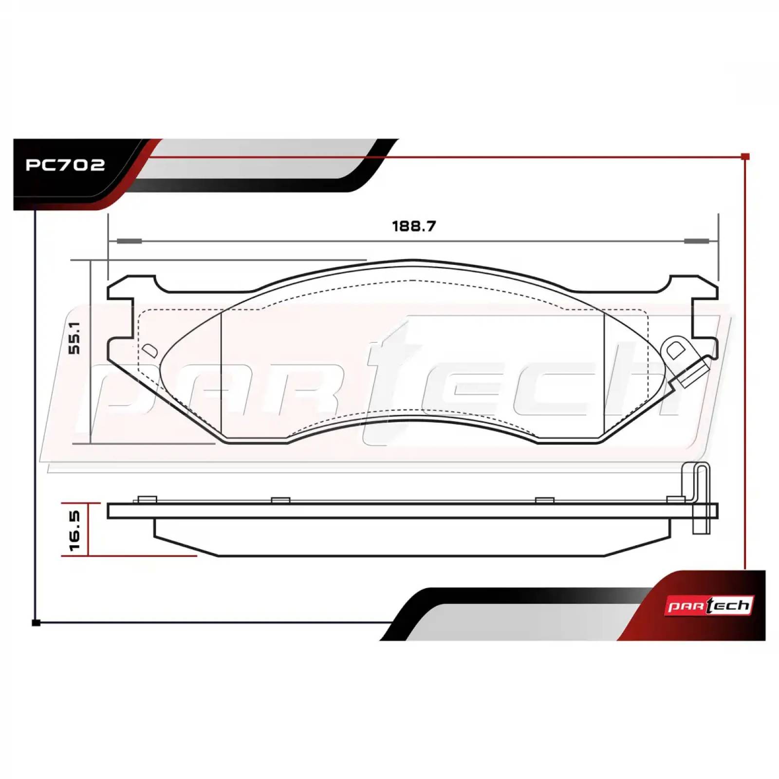 Pastillas de Frenos FORD F 150 2000   2004 V6 4.2 V8 5.4 4.6