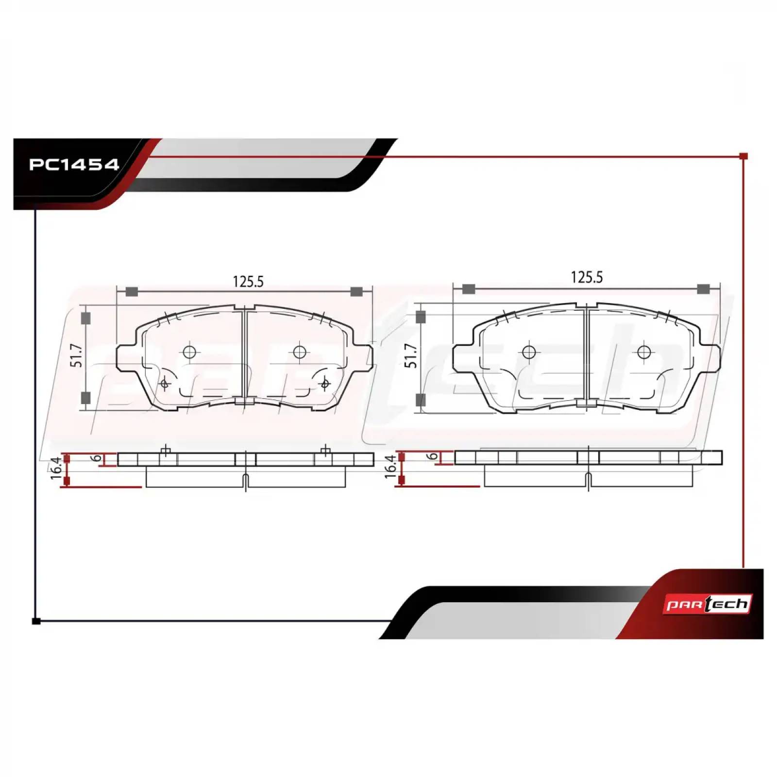 PASTIGLIE FRENO BREMBO FORD FIESTA V 1.4 TDCi 50KW 68CV
