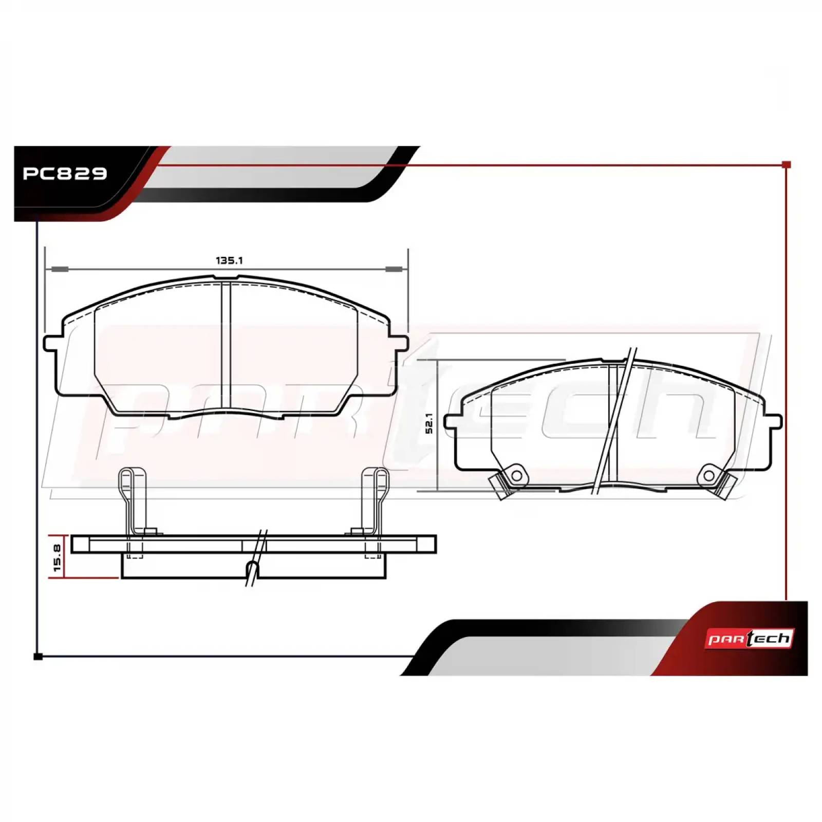 Pastillas de Frenos HONDA CIVIC 2006   2011 L4 2.0L