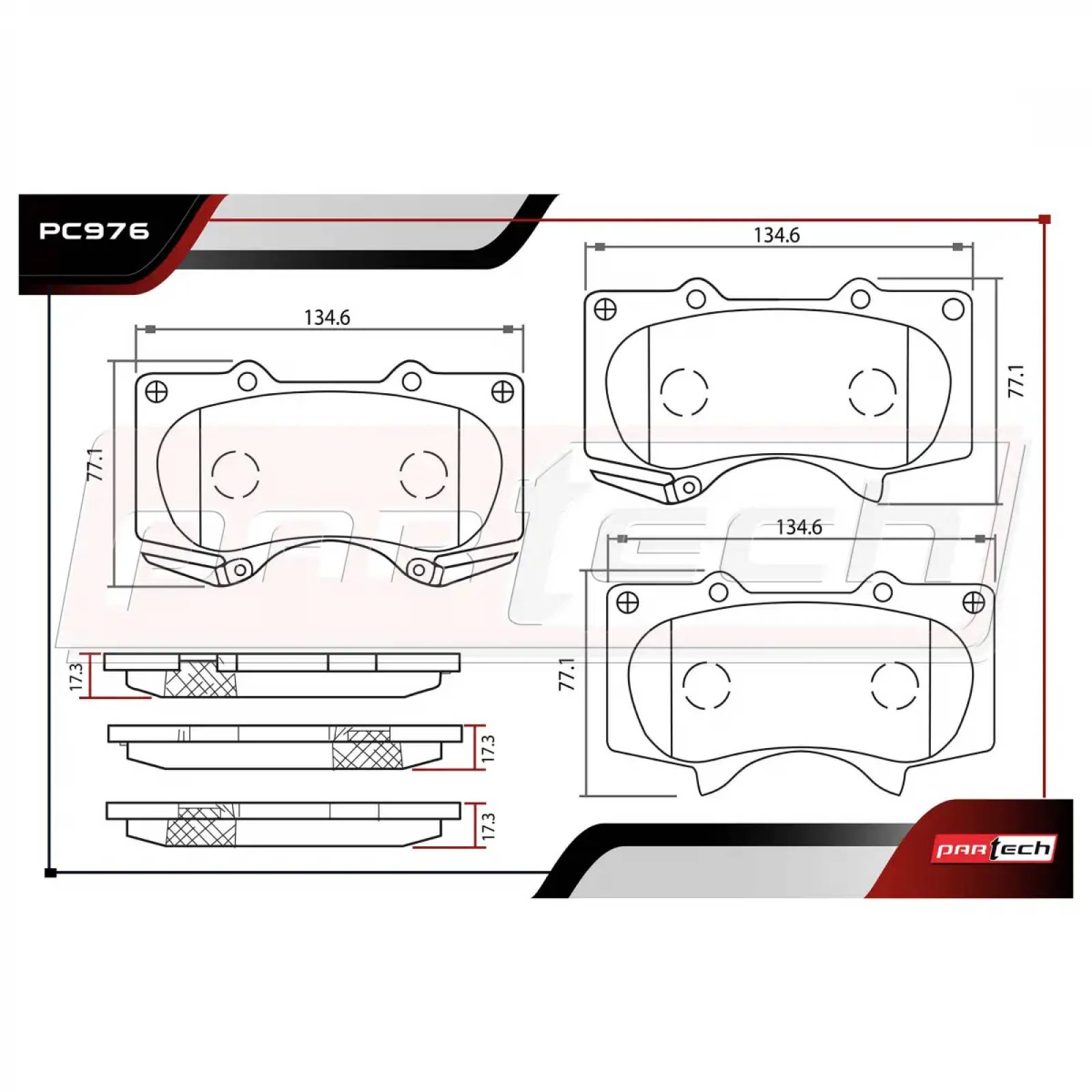 Pastillas de Frenos JAC FRISON T6 2019   2022 L4 2.0L
