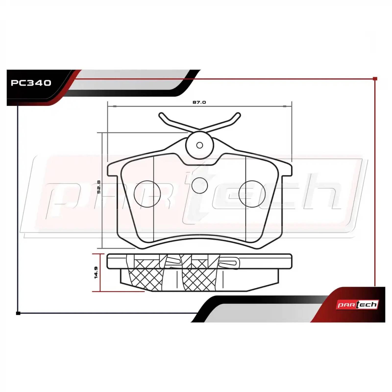 Pastillas de Frenos SEAT ARONA 2018   2021 L4 1.6L
