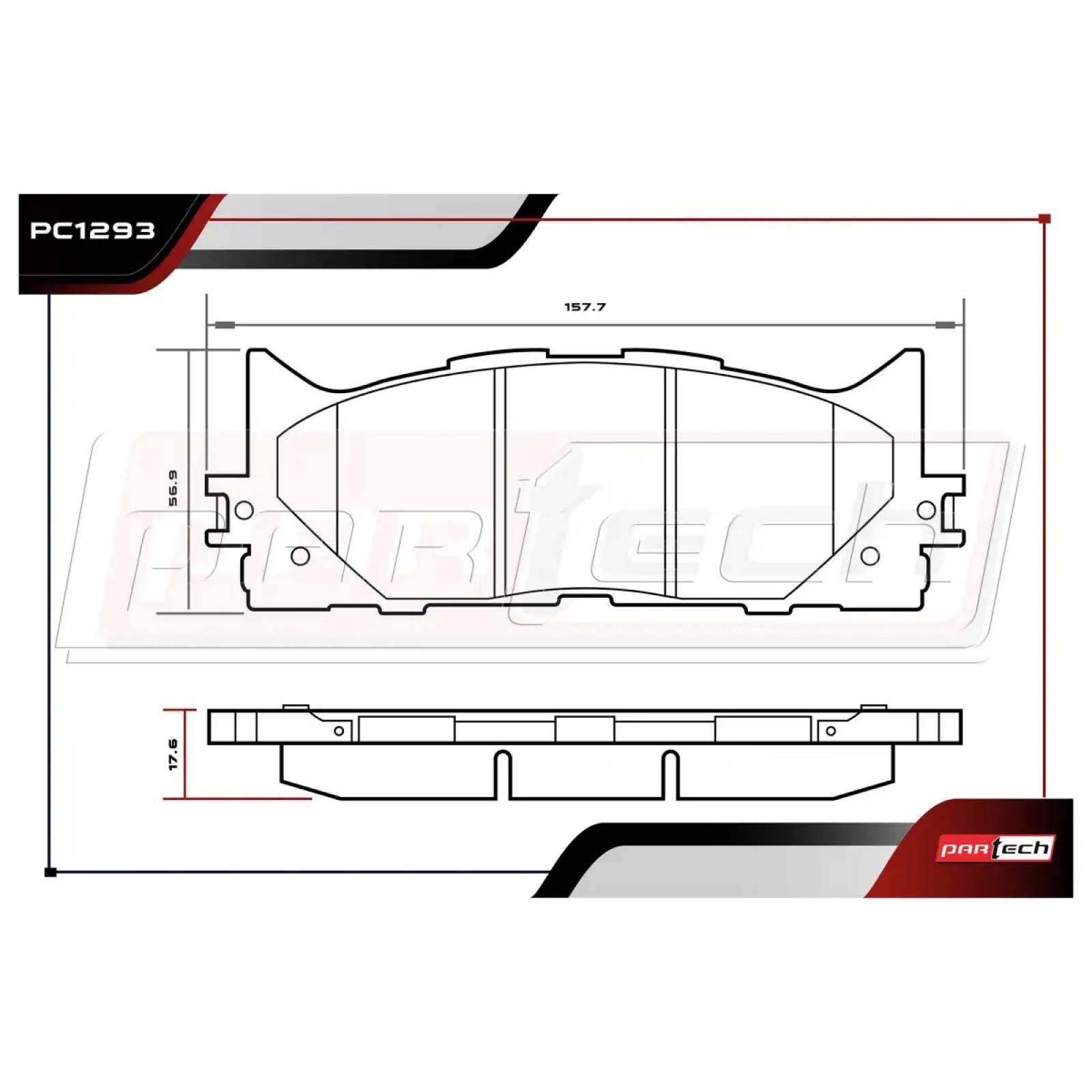 Pastillas de Frenos TOYOTA CAMRY 2010 2017 L4 2.5L