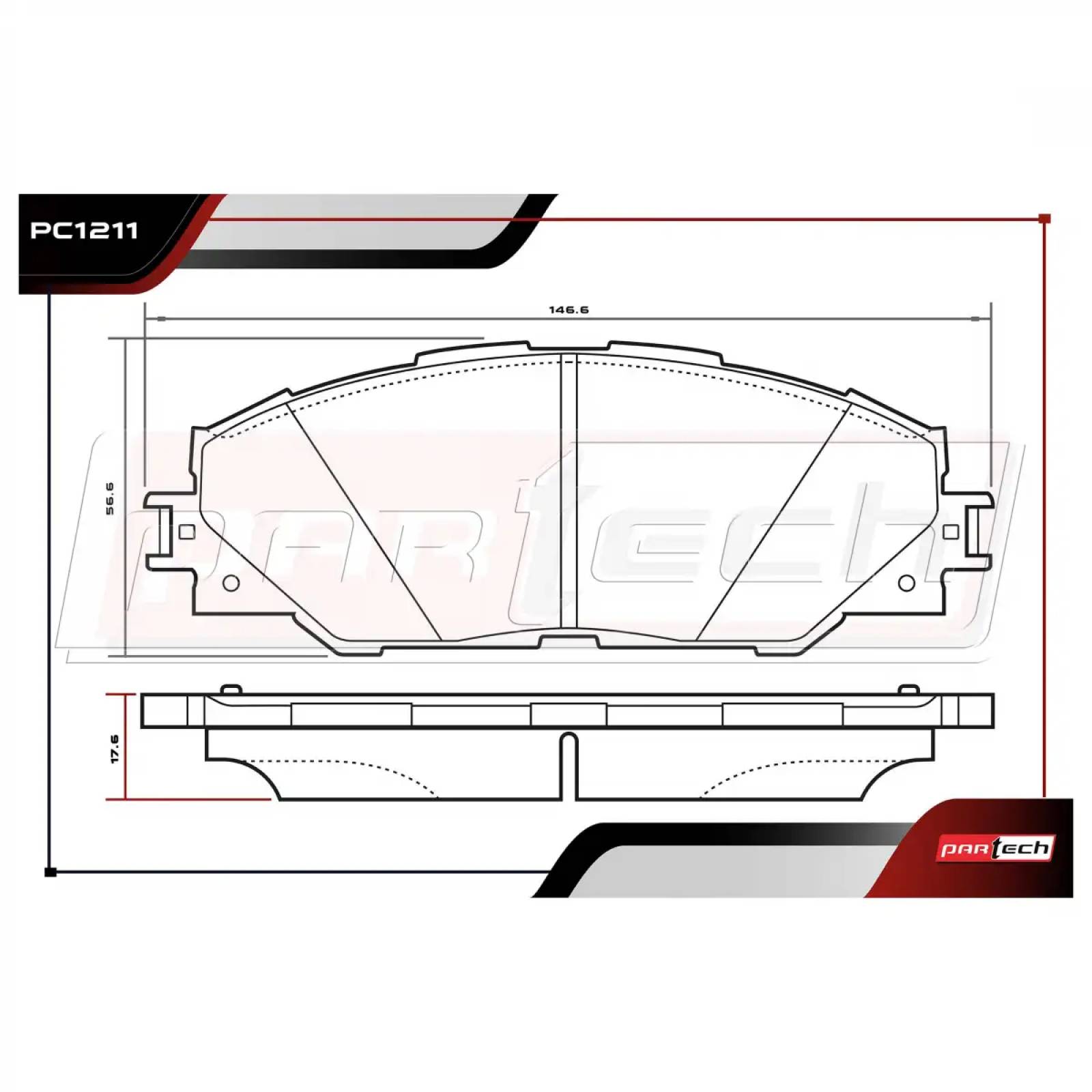 Pastillas de Frenos TOYOTA HILUX 2009   2012 L4 2.7L