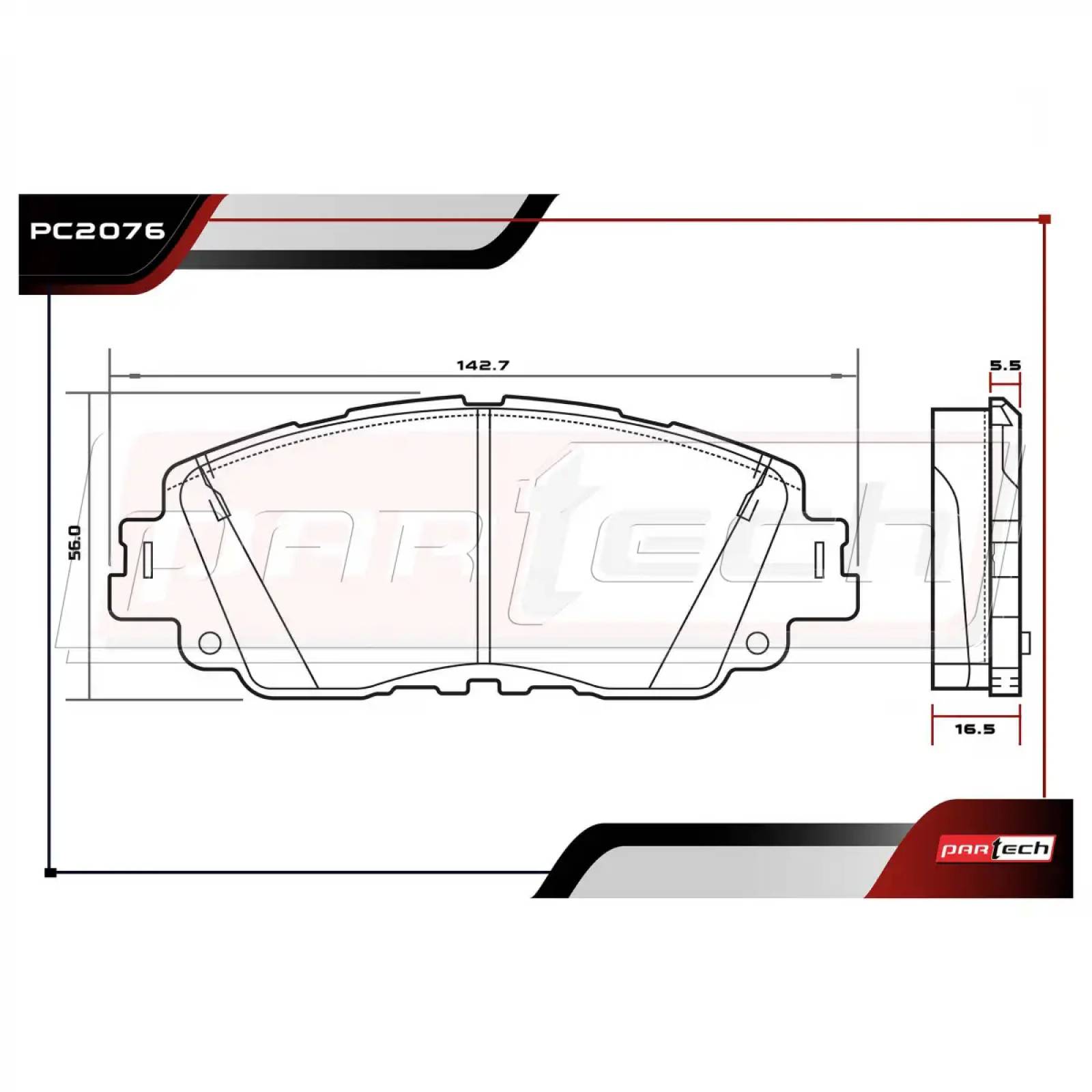 Pastillas de Frenos TOYOTA RAV4 2019   2021 L4 2.5L