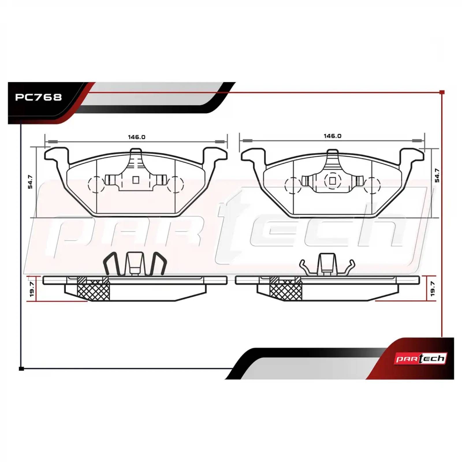 Pastillas de Frenos VOLKSWAGEN GOL 2009 2020 L4 1.6L