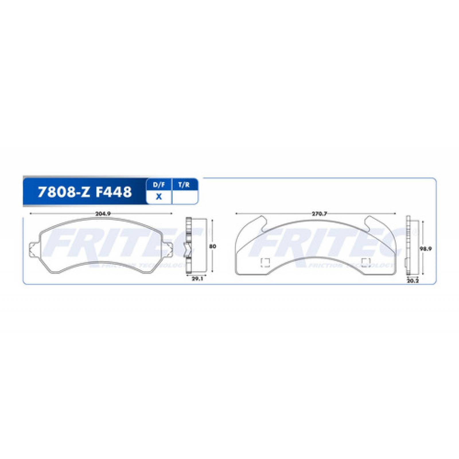 Balata Trasera Gmc C7000 1984 6 Alta Calidad