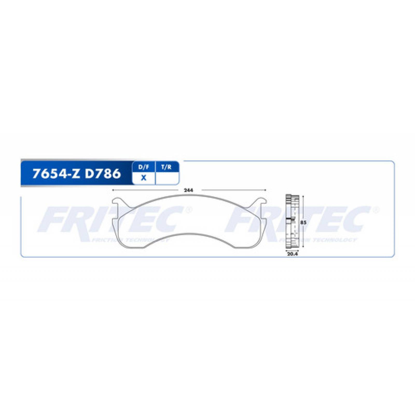 Balata Trasera Ford F53 2008 - 2011 6.8 Alta Calidad