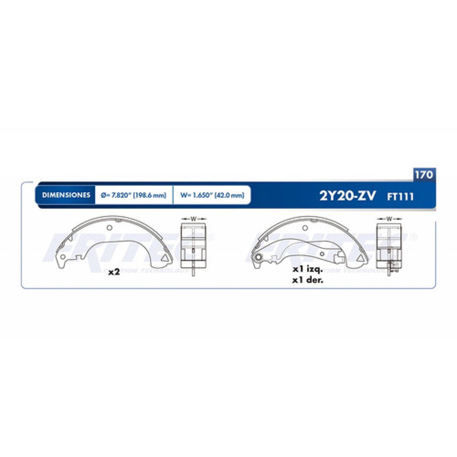 Balatas Delanteras Charger 2006 5.7l Fritec Dodge