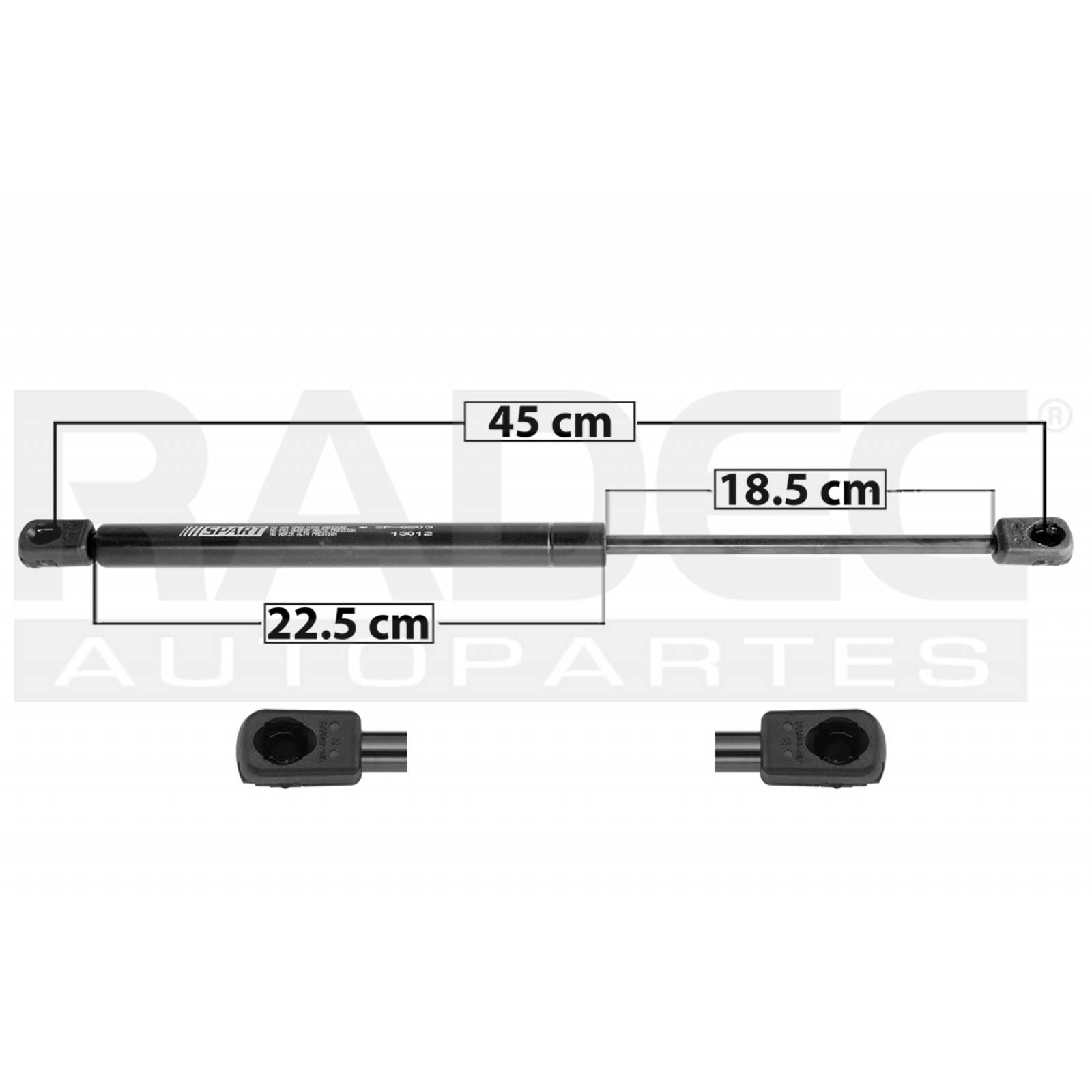 Amortiguador 5ta Puerta Ford Ka 2001 - 2008 Der=izq