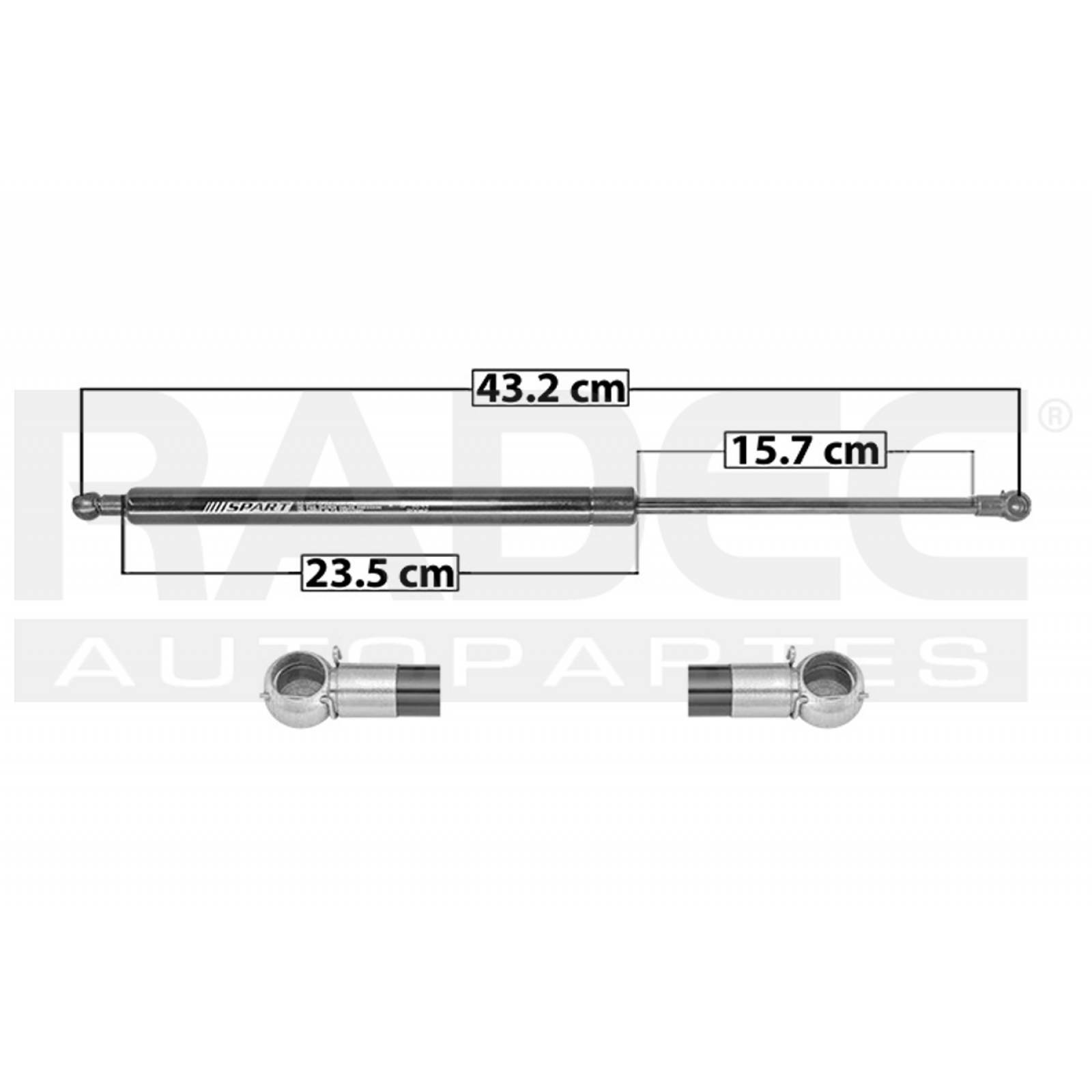 AMORTIGUADOR CAJUELA HONDA FIT 2009 - 2014 ALTA CALIDAD