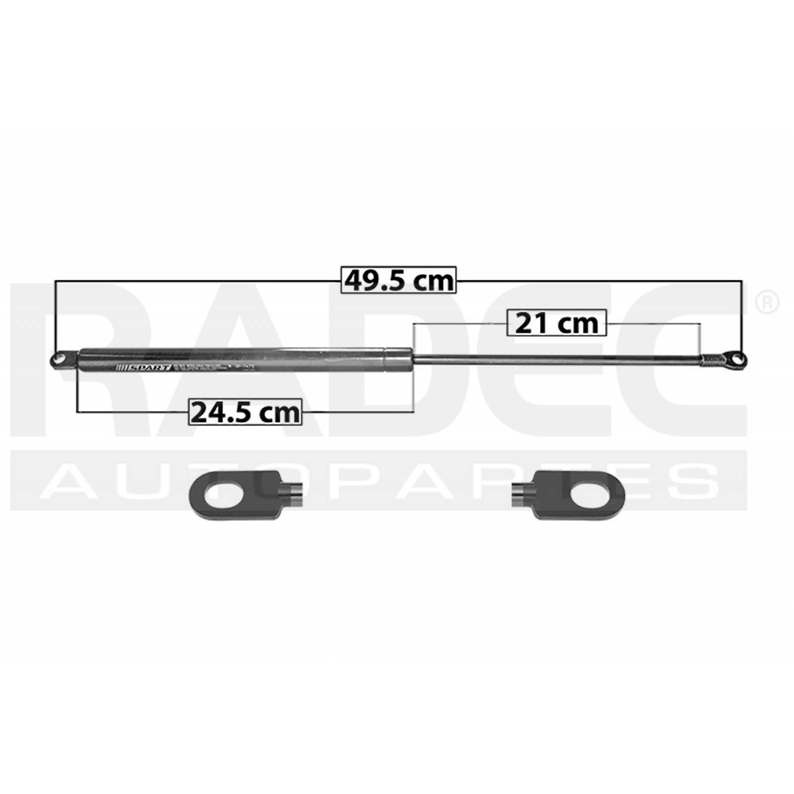 AMORTIGUADOR CAJUELA VW CARIBE 1977 - 1987 DER / IZQ CALIDAD