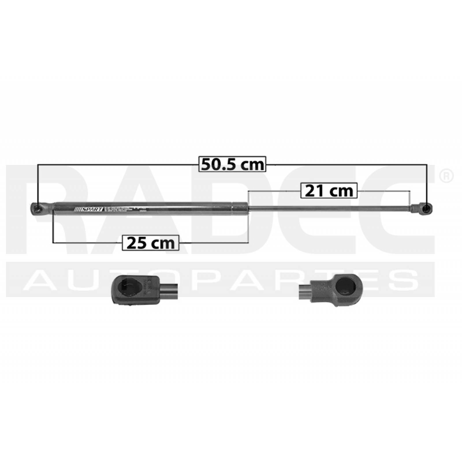 AMORTIGUADOR CAJUELA VW GOL 2009 - 2014 DERECHO / IZQUIERDO