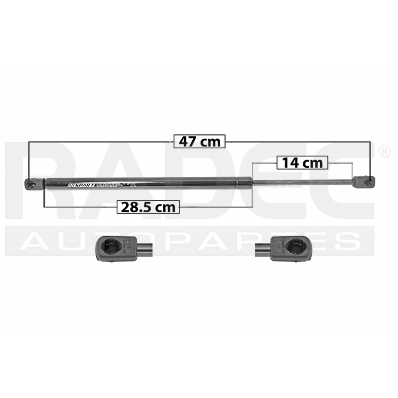 AMORTIGUADOR COFRE HONDA ACCORD 1996 - 1997 DER / IZQ