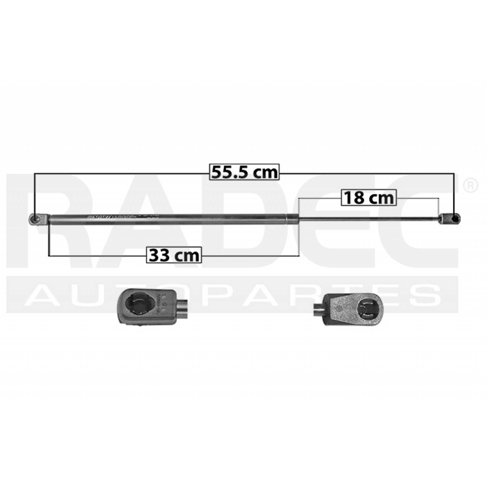Amortiguador Cofre Pontiac Grand Prix 1997- 2003 Der=izq