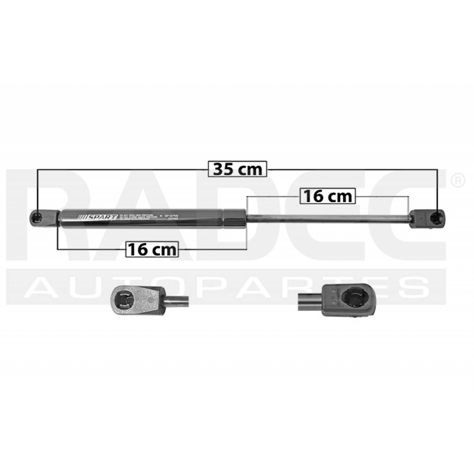 Amortiguador Cofre Dodge Charger 2011 - 2014 Der=izq