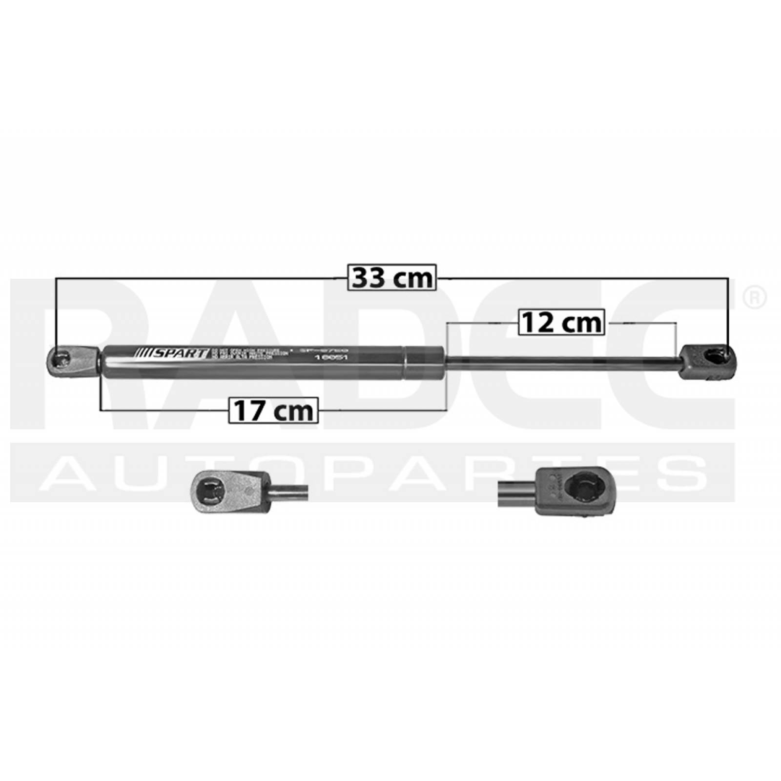 Amortiguador Cofre Mercury Mountaineer 2006-2010 Der=izq