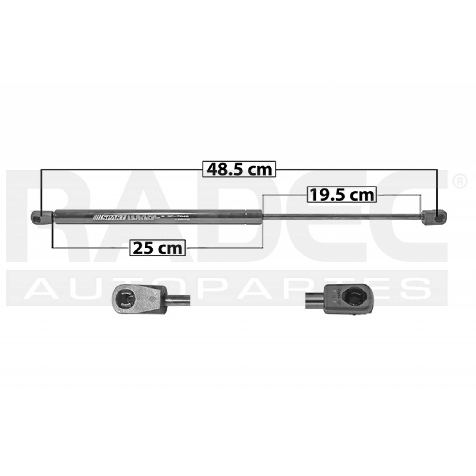 Amortiguador Cofre Lincoln Navigator 1997 - 2002 Der/izq