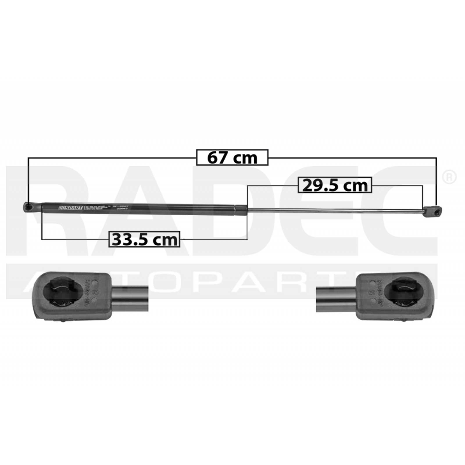 AMORTIGUADOR COFRE TOYOTA CAMRY 2012 - 2017 DER / IZQ