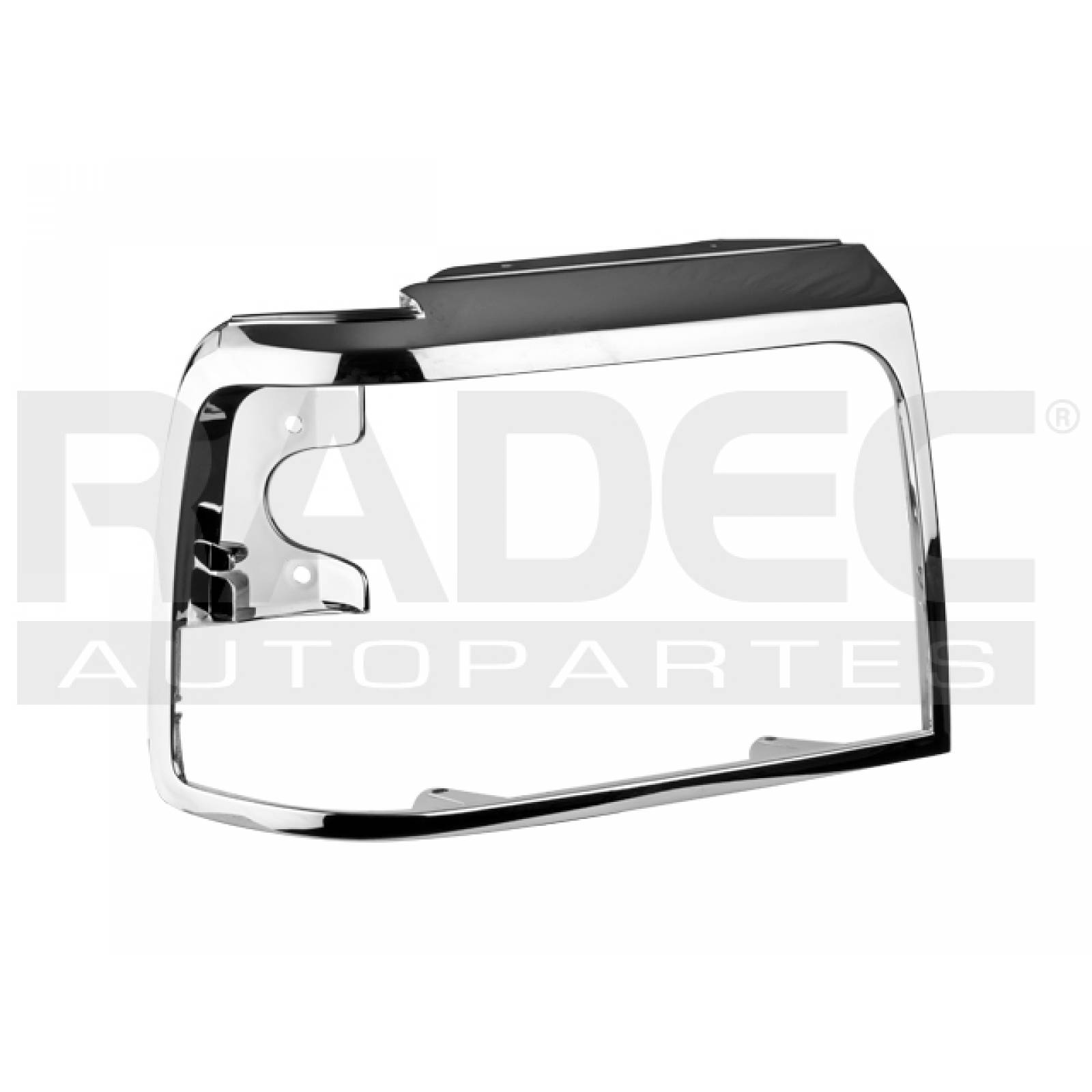 Bisel Ford F-150 / F-250 / F-350 1992 - 1998 Cromado Der