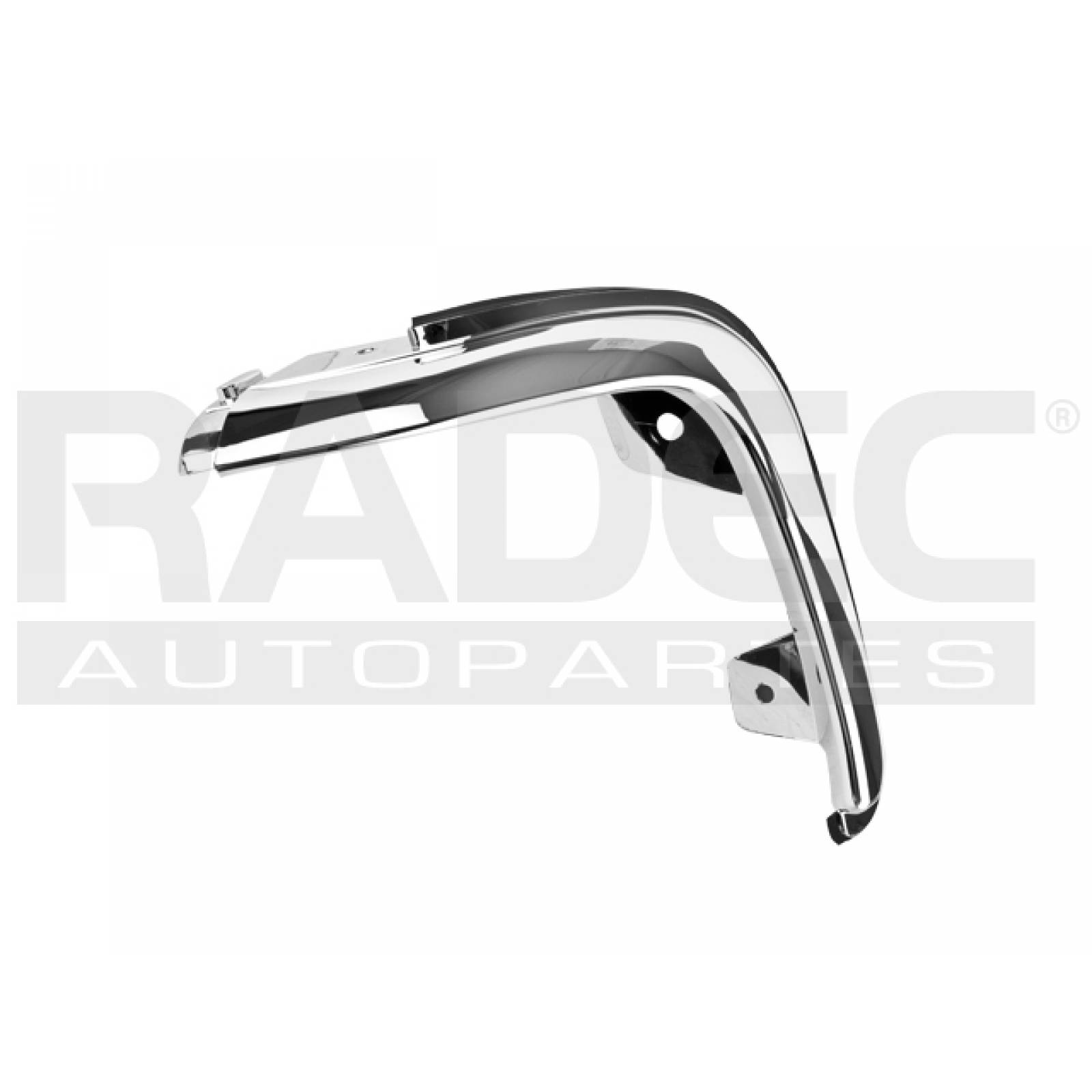 Bisel Ford Ranger 1995 - 1997 Cromado Corto Izquierdo