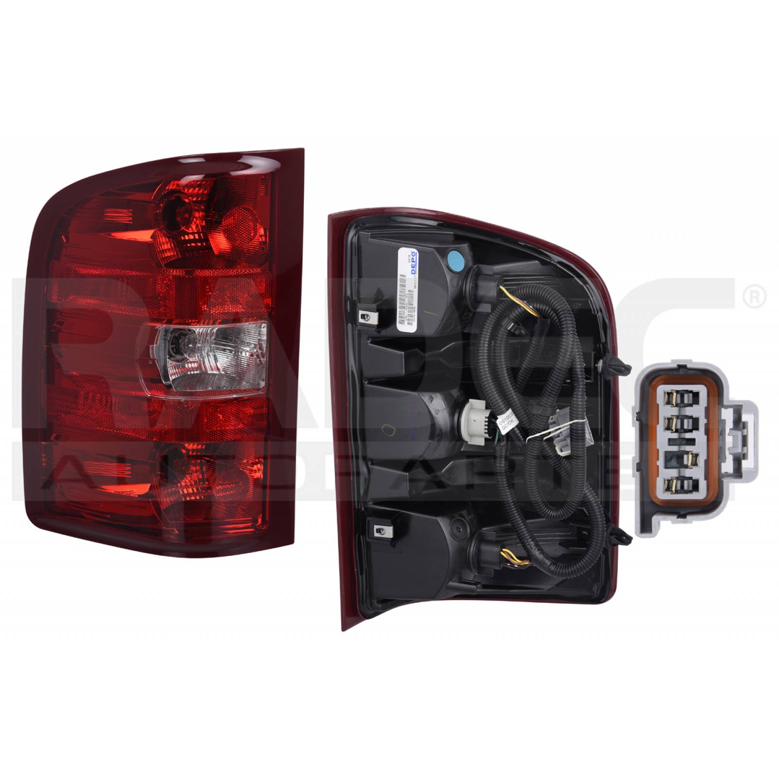 Calavera Chevrolet Silverado 2007 Al 2013 Depo Alta Calidad