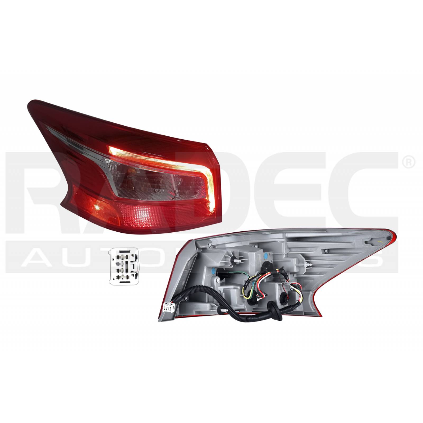 Calavera Depo Nissan Sentra 2017-2018-2019 C/leds Premium