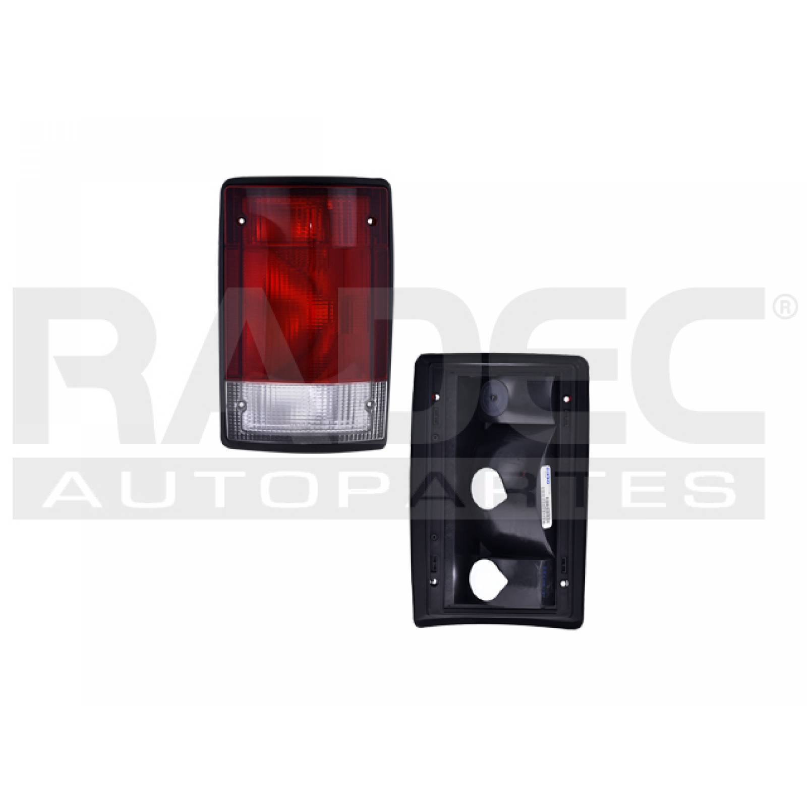 Calavera Ford Excursion  1999 - 2007 Der Blanco/rojo Xpo