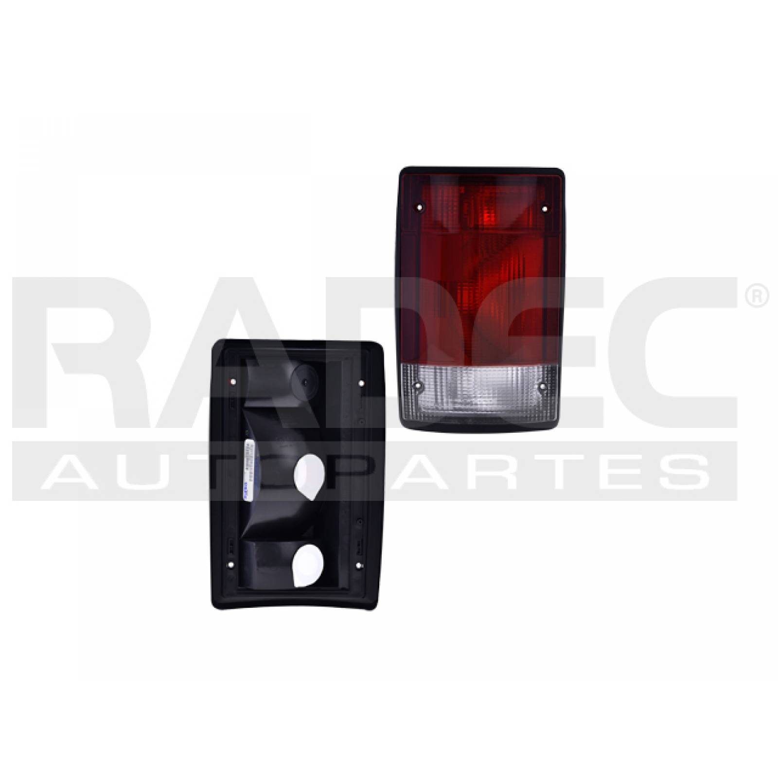 Calavera Ford Excursion  1999 - 2007 Izq Blanco/rojo Xpo
