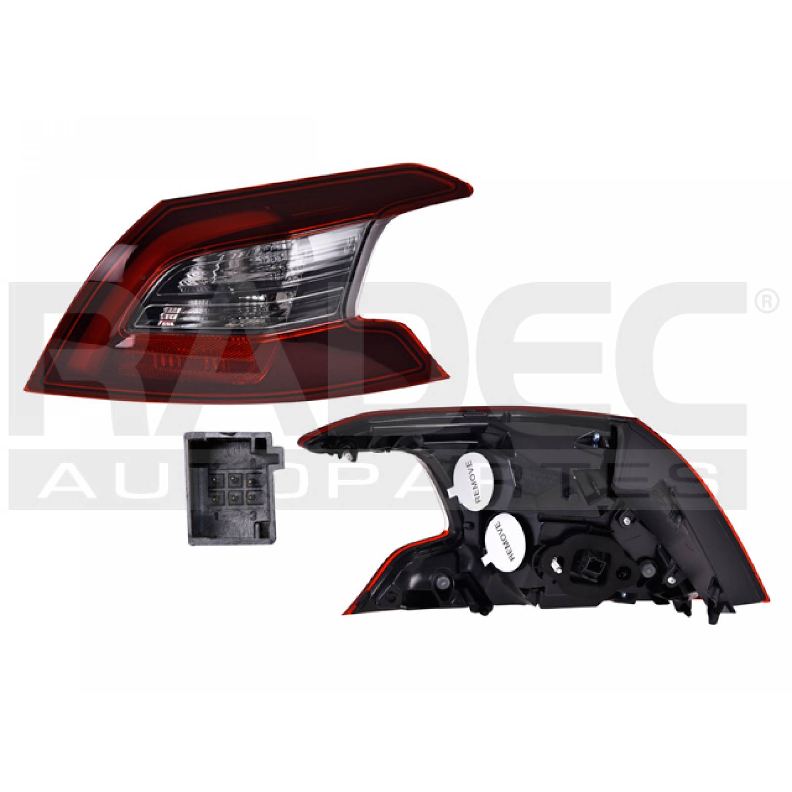 Calavera Exterior Peugeot 308 2016 - 2018 5p C/leds Der
