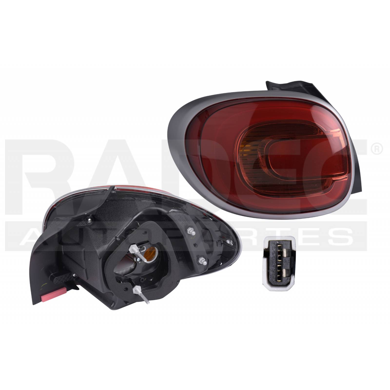 Calavera Fiat 500 2015 - 2018 Filo Plata Depo Izquierdo