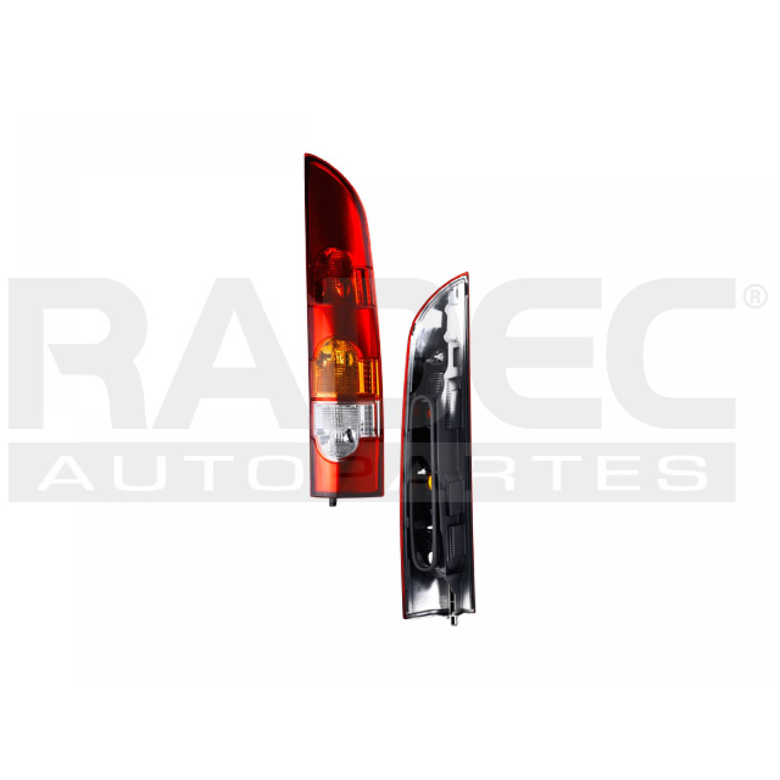 Calavera Renault Kangoo 2009-2015 Der Rojo/ambar/bco Xpo