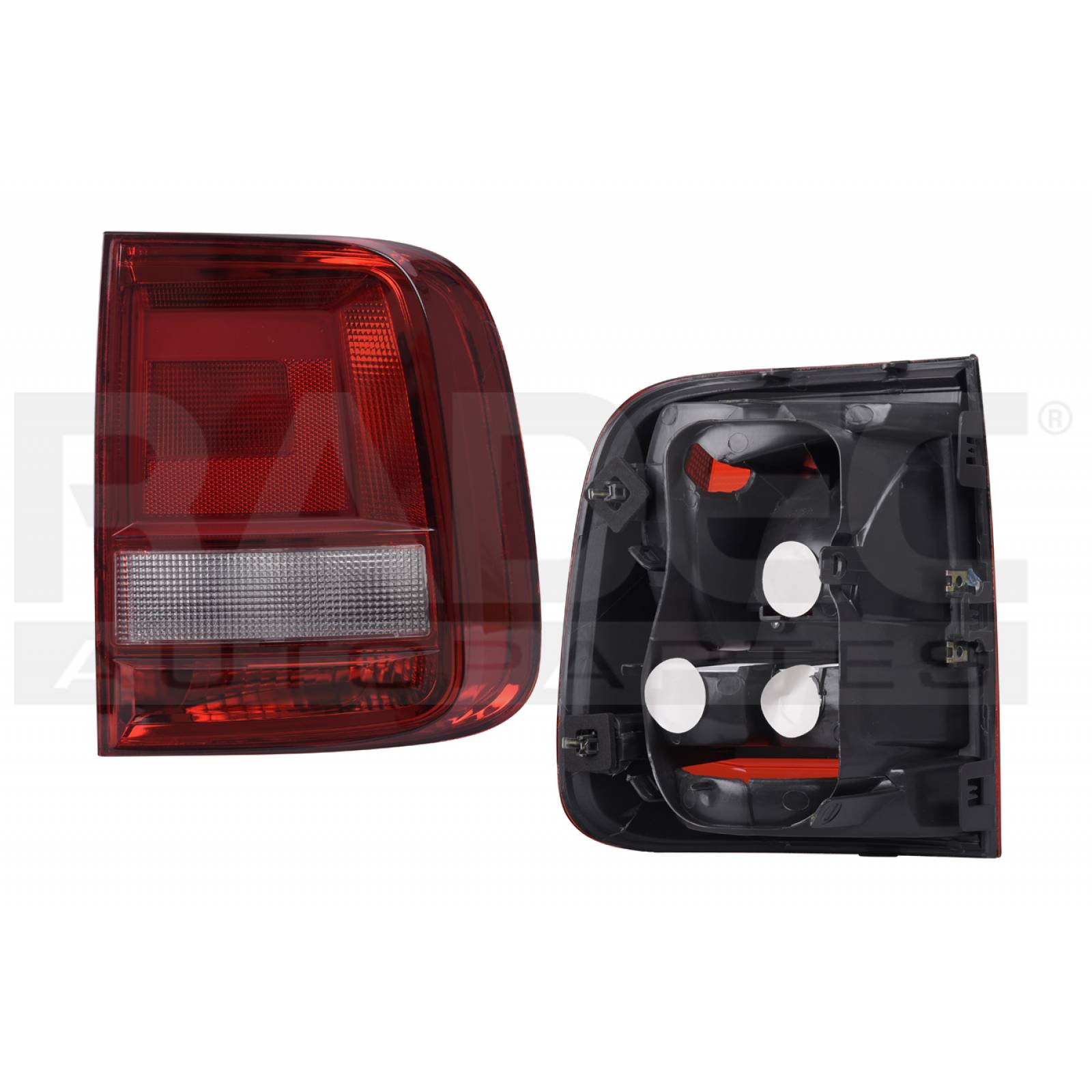 CALAVERA VOLKSWAGEN SAVEIRO 2017 - 2023 ROJO/BLANCO DER