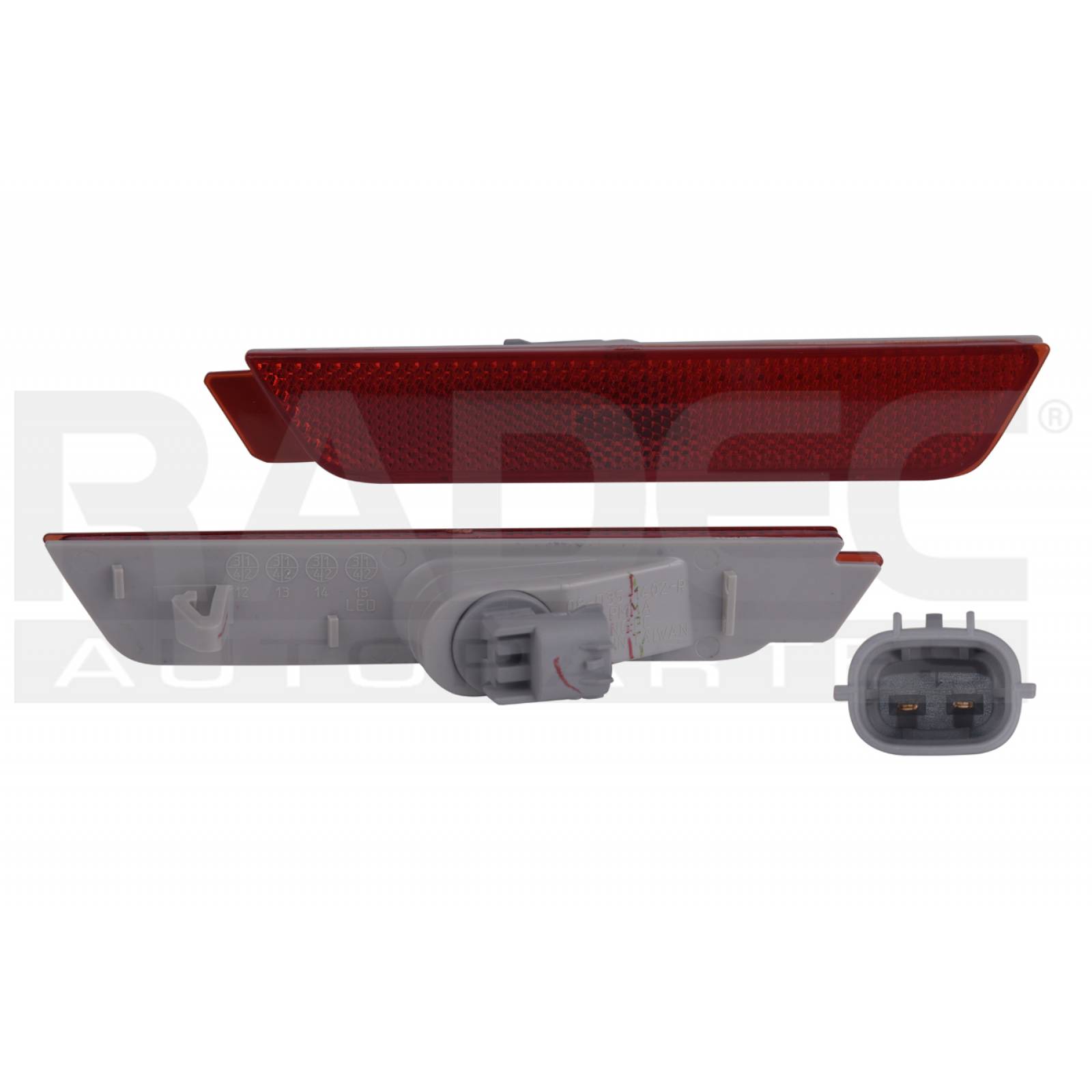 CUARTO LATERAL TRASERO CV CAMARO 2010 - 2015 ROJO DEPO DER