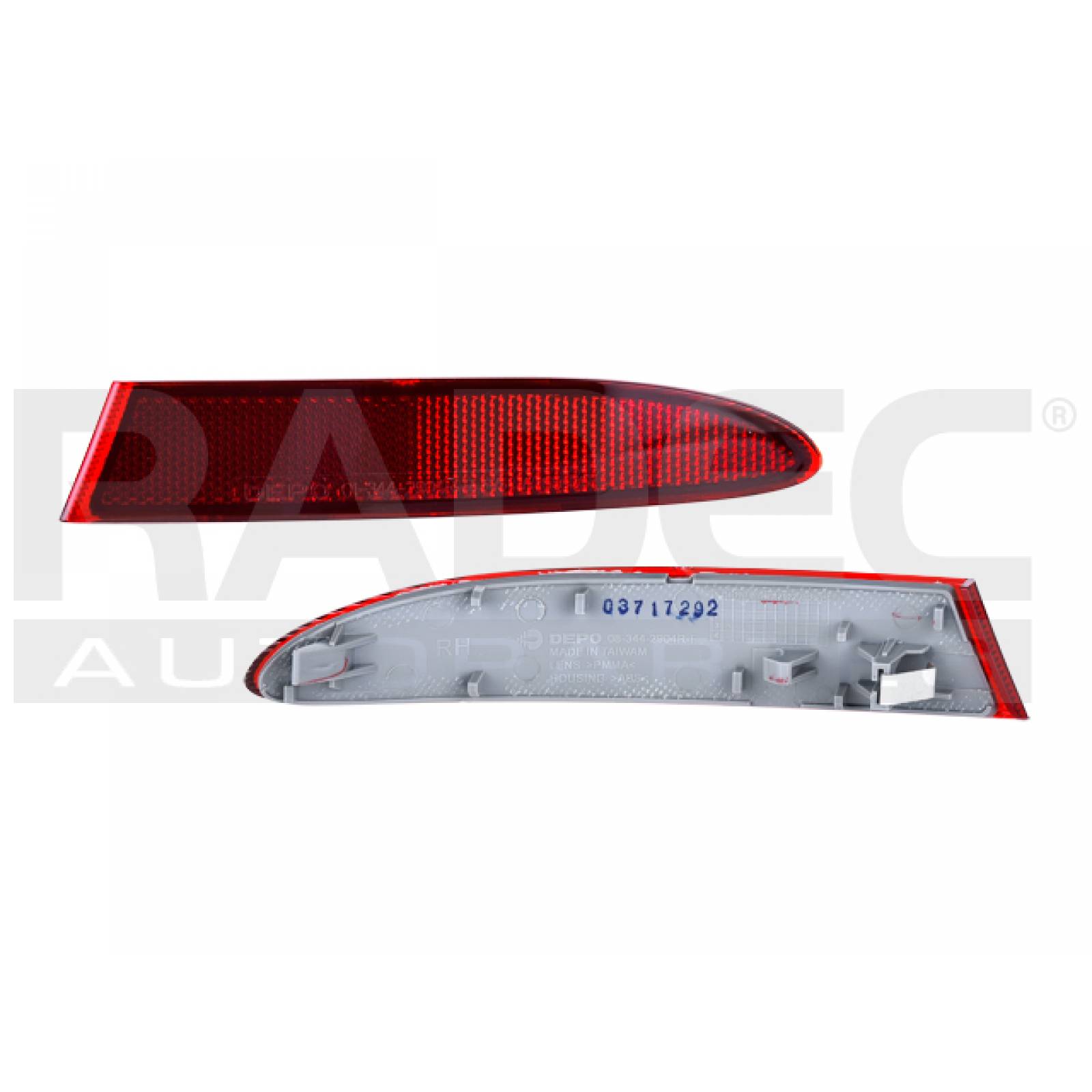 Cuarto Reflejante Trasero Bmw X3 2011 - 2016 Der