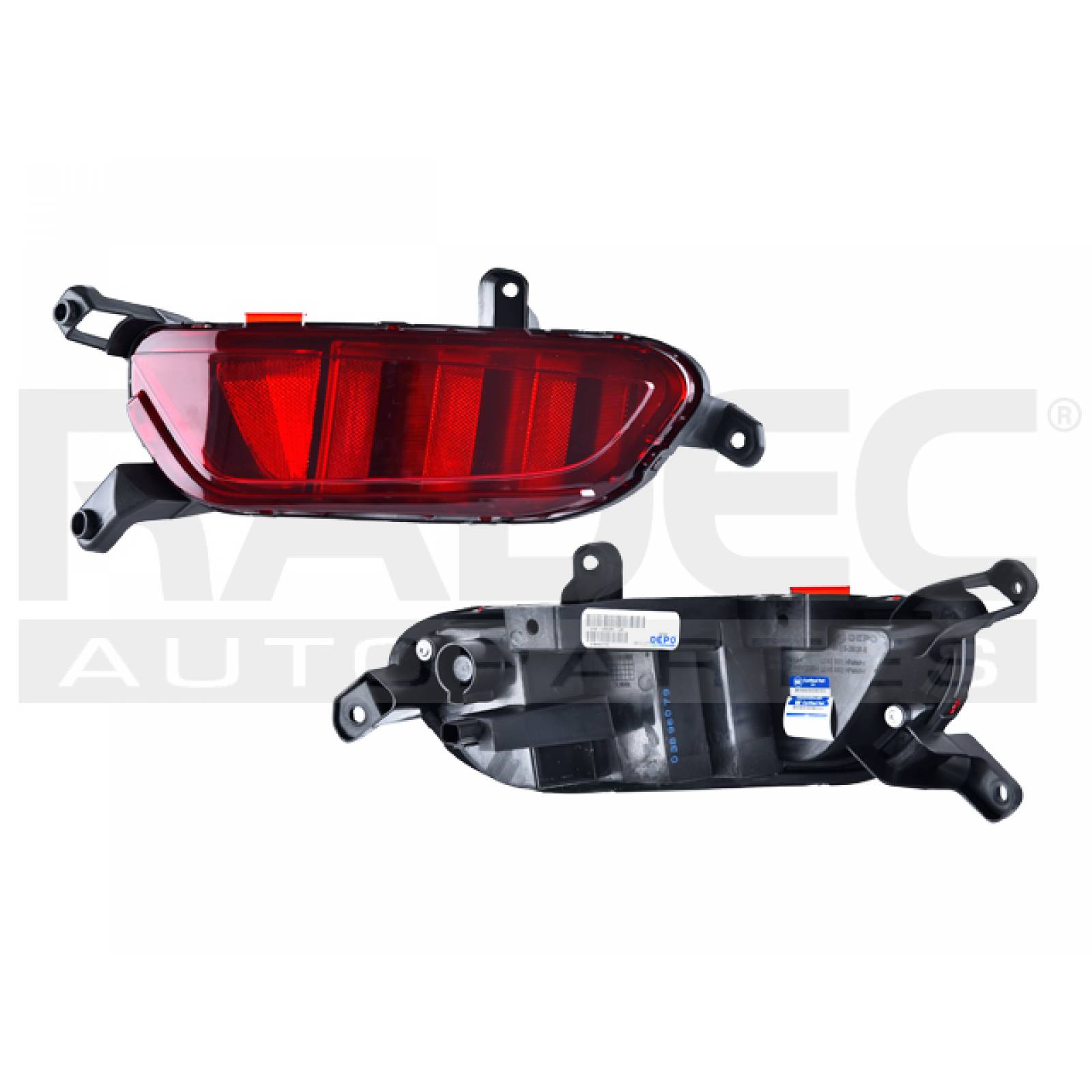 CUARTO REFLEJANTE TRASERO MAZDA CX3 2016 - 2023 DEPO DER
