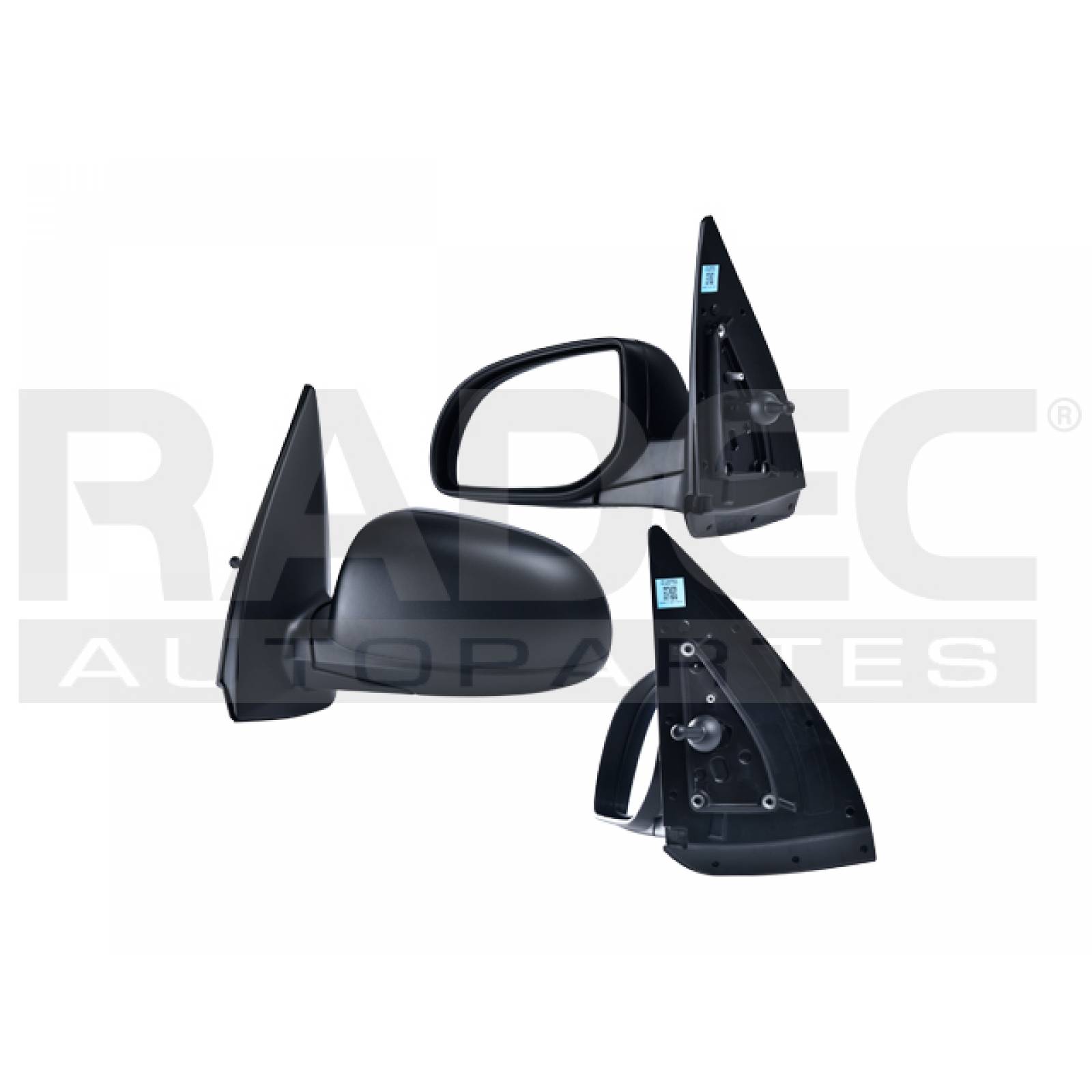 Espejo Hyundai  I10 2010 - 2013 C/control Corrugado Izq