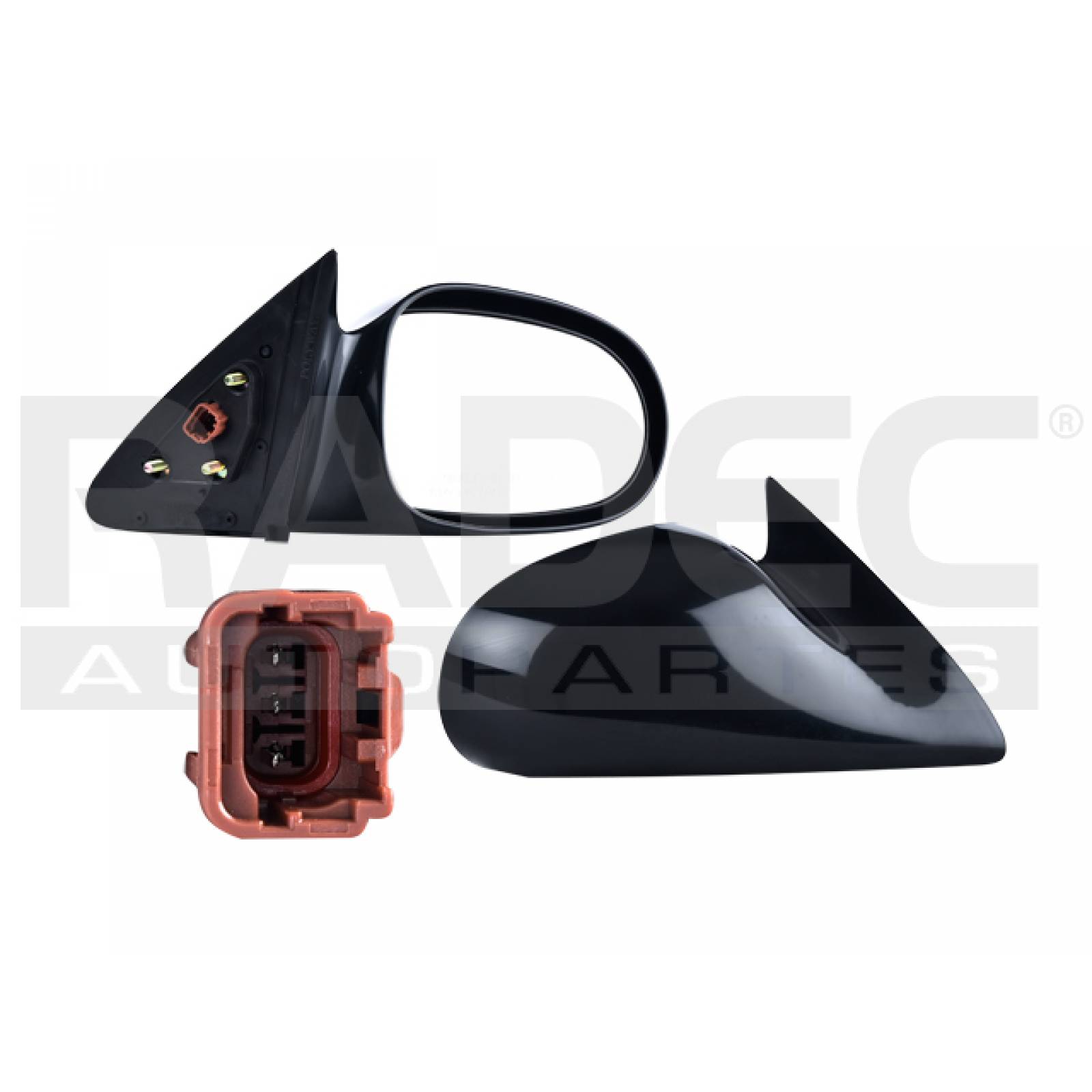 Espejo Nissan Altima 2000 - 2001 Electrico Negro Der