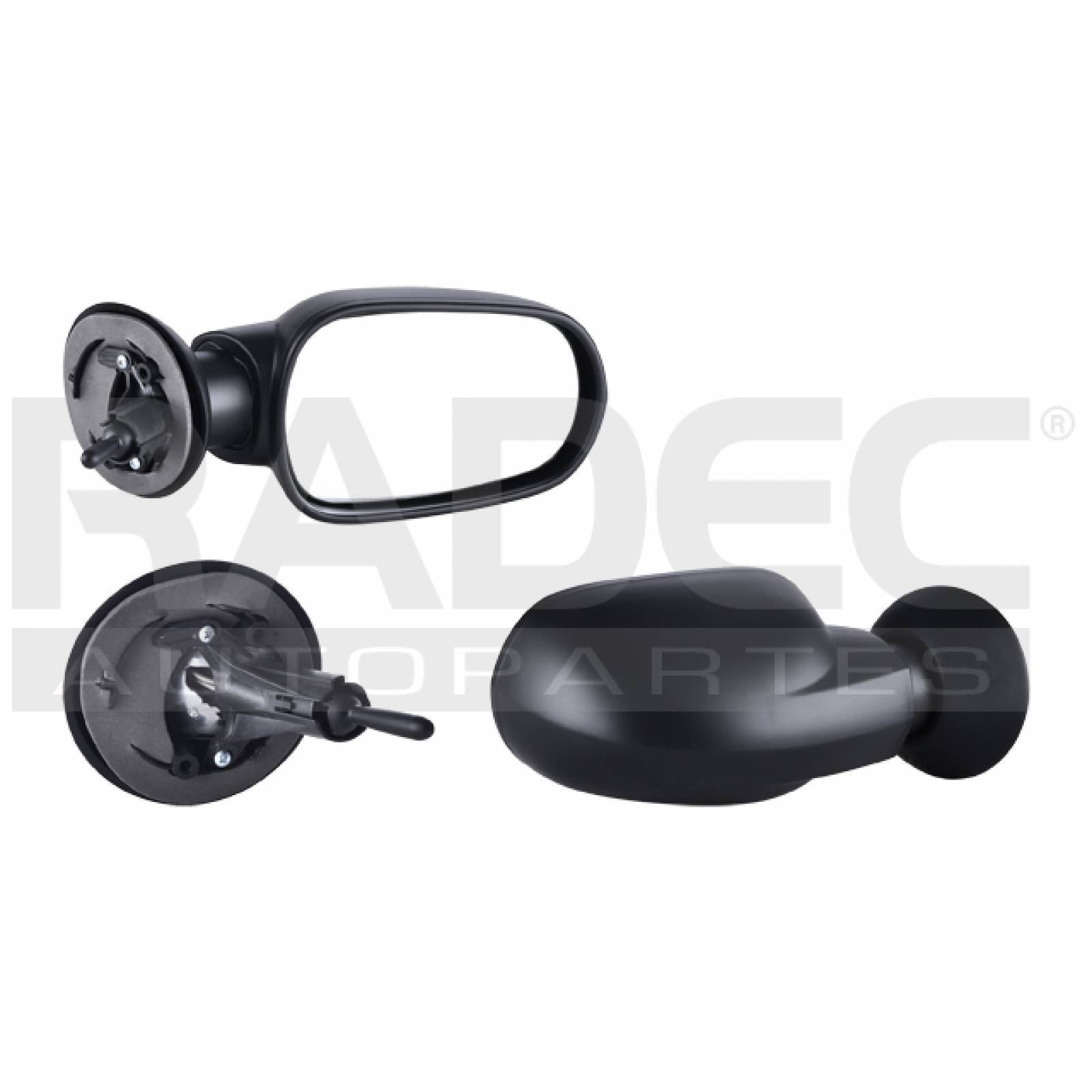 Espejo Nissan Aprio 2008 2009 2010 Der Con Control Negro Xpo