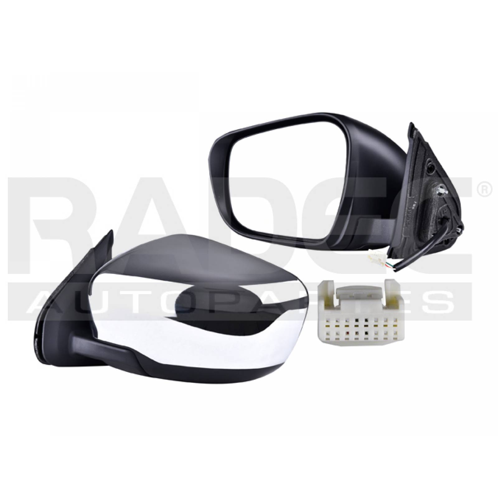 Espejo Nissan Np300 Frontier 2016 17 2018 19 Cromado Izq