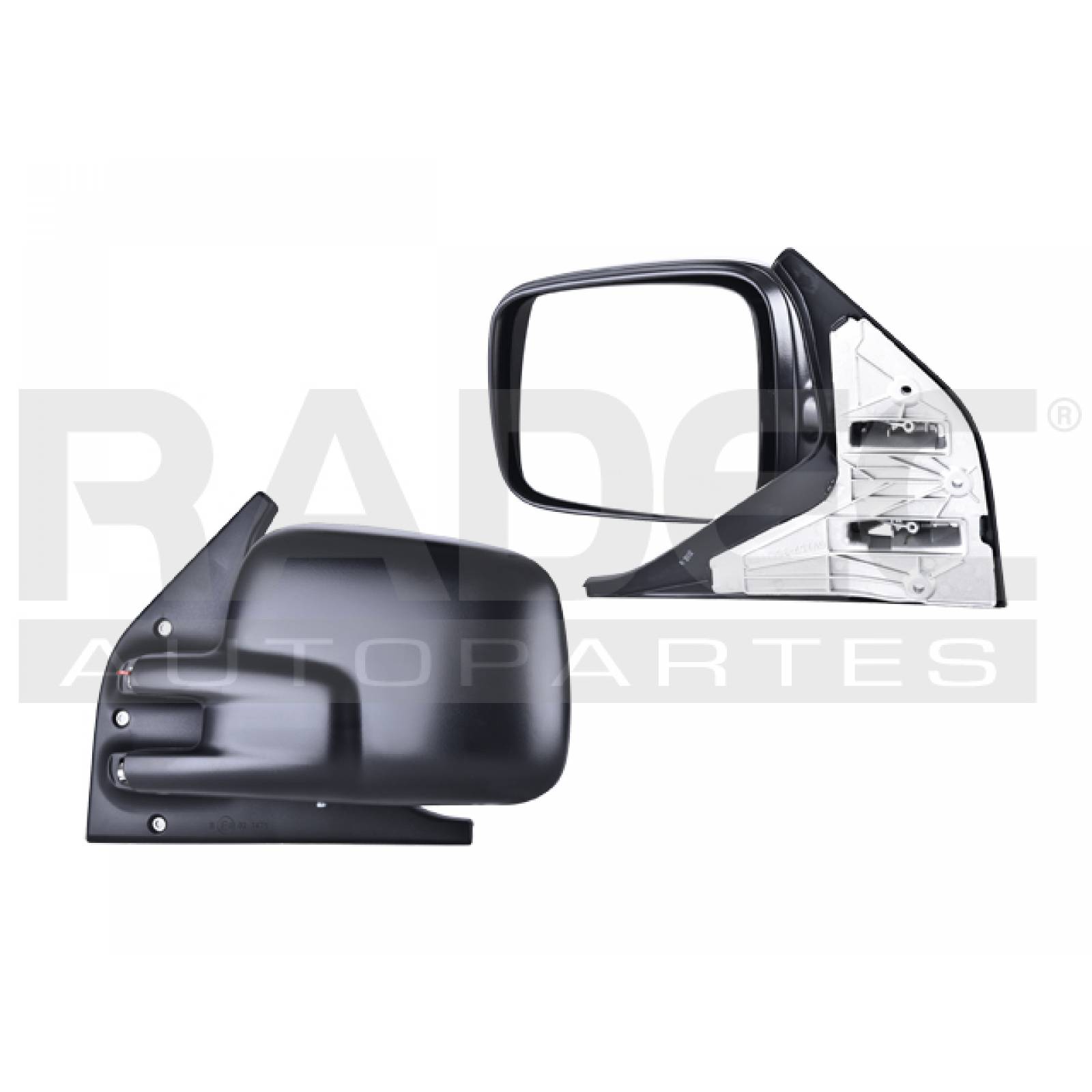Espejo Vw Eurovan 2001 - 2004 Manual Negro Izq
