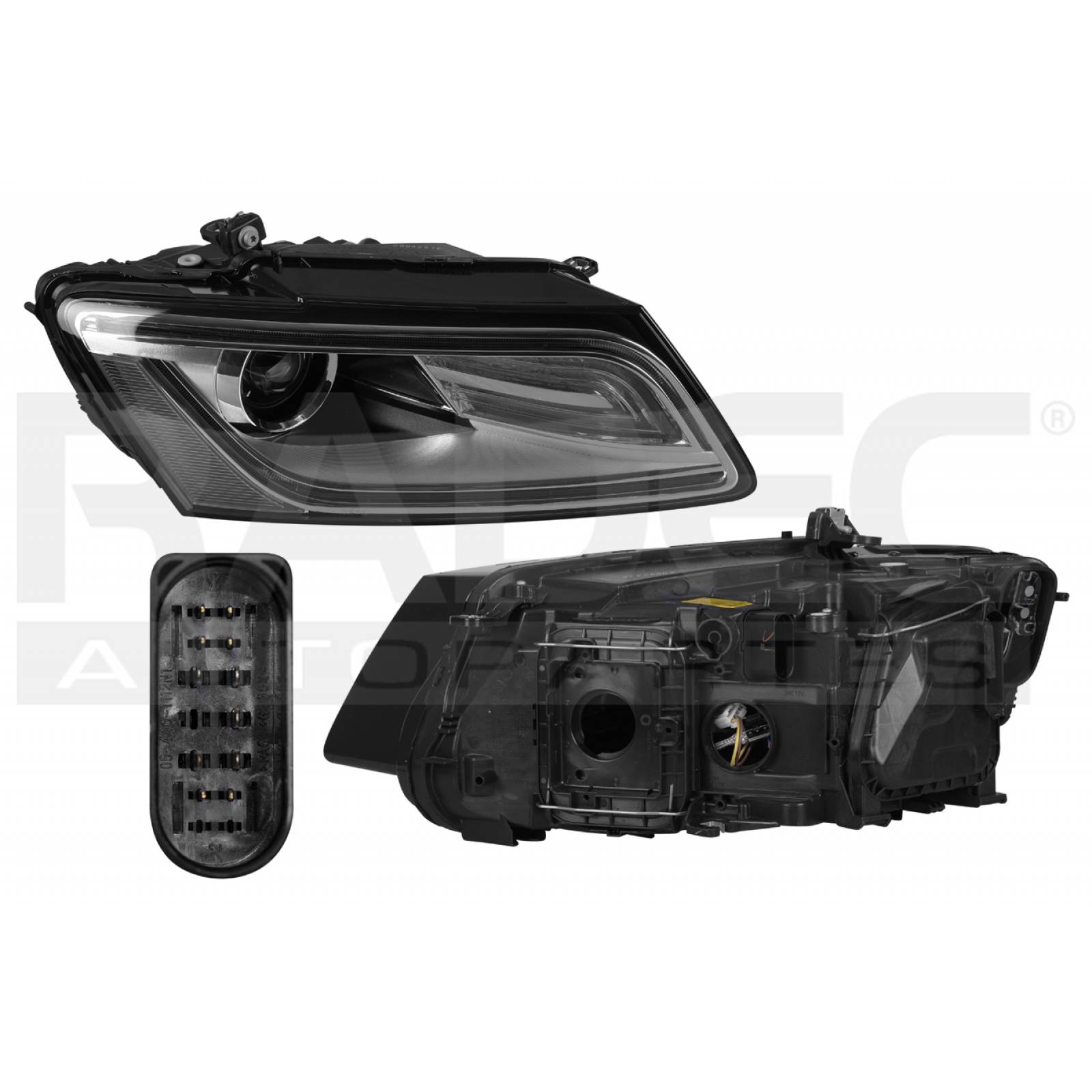 FARO AUDI Q5 2013 - 2017 ELEC C/MOTOR C/LEDS XENON DEPO DER