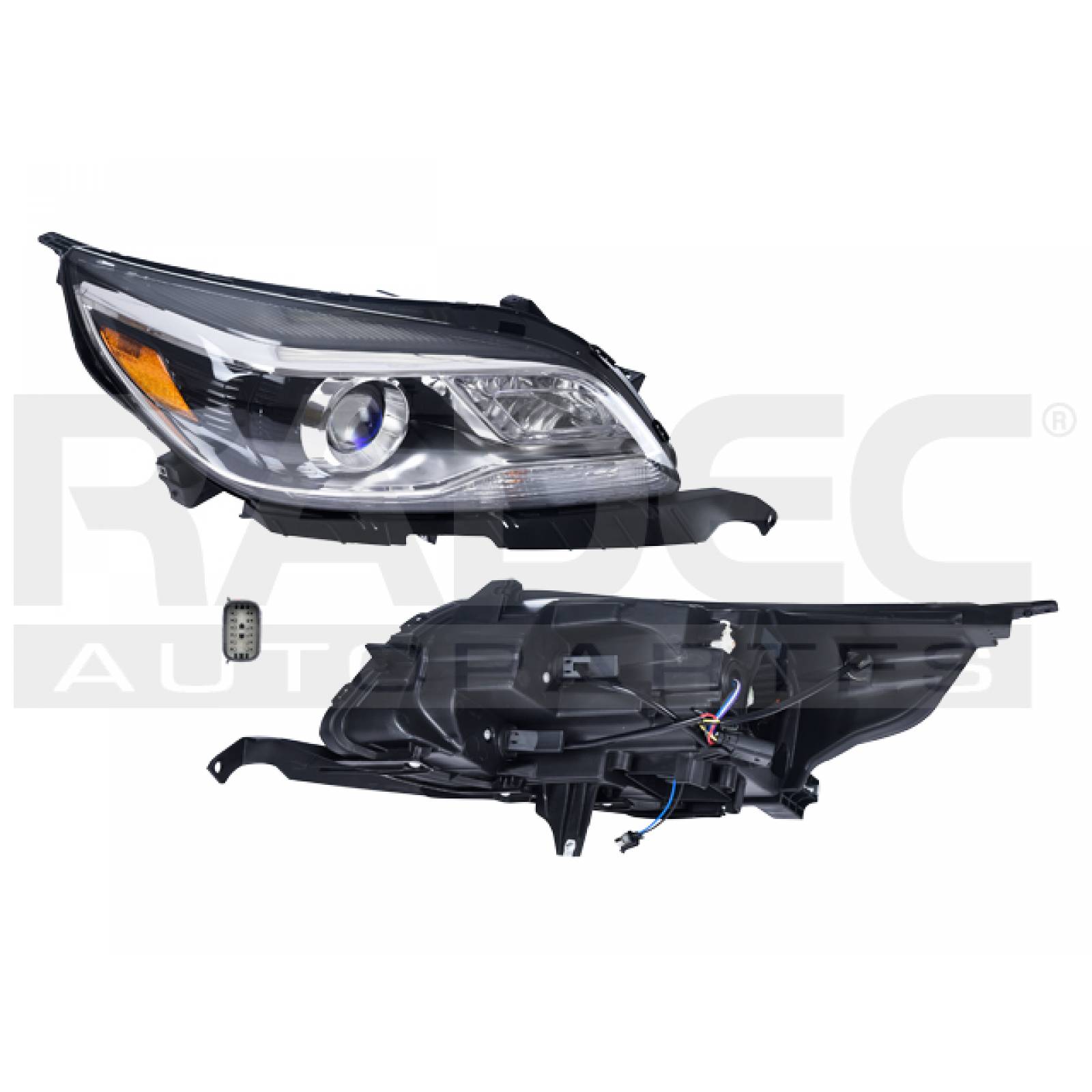 Faro Chevrolet Malibu 2013 2014 2015 Para Foco Xenon Der