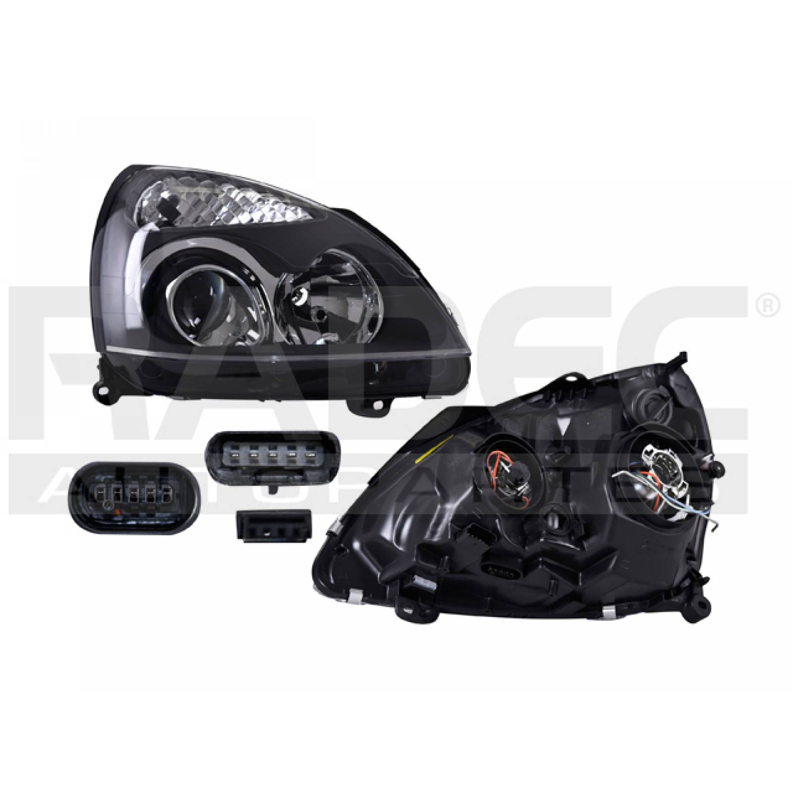 Faro Delantero Derecho Para Renault Clio 2 Facelift (2001-2006) - Nuevo DEPO